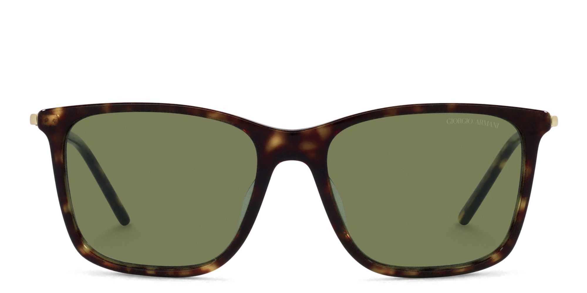 Shop GIORGIO ARMANI Square Sunglasses in Havana online.