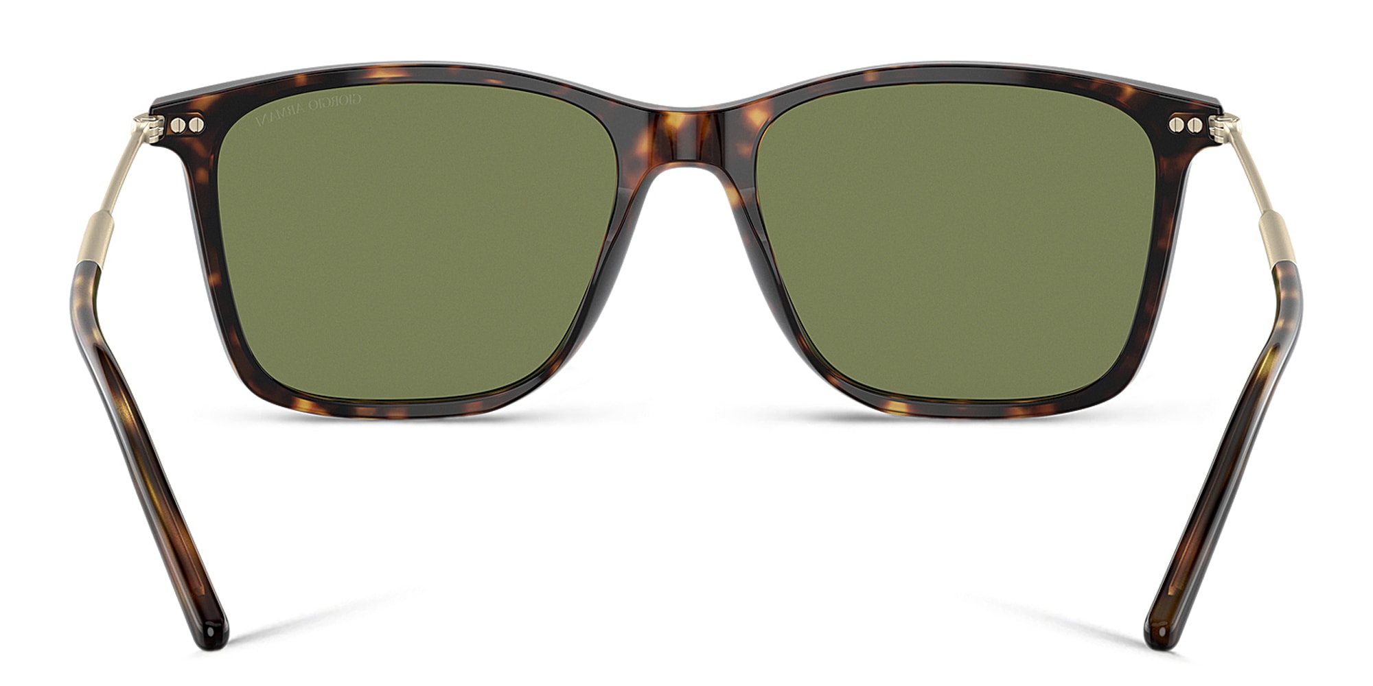 Shop GIORGIO ARMANI Square Sunglasses in Havana online.