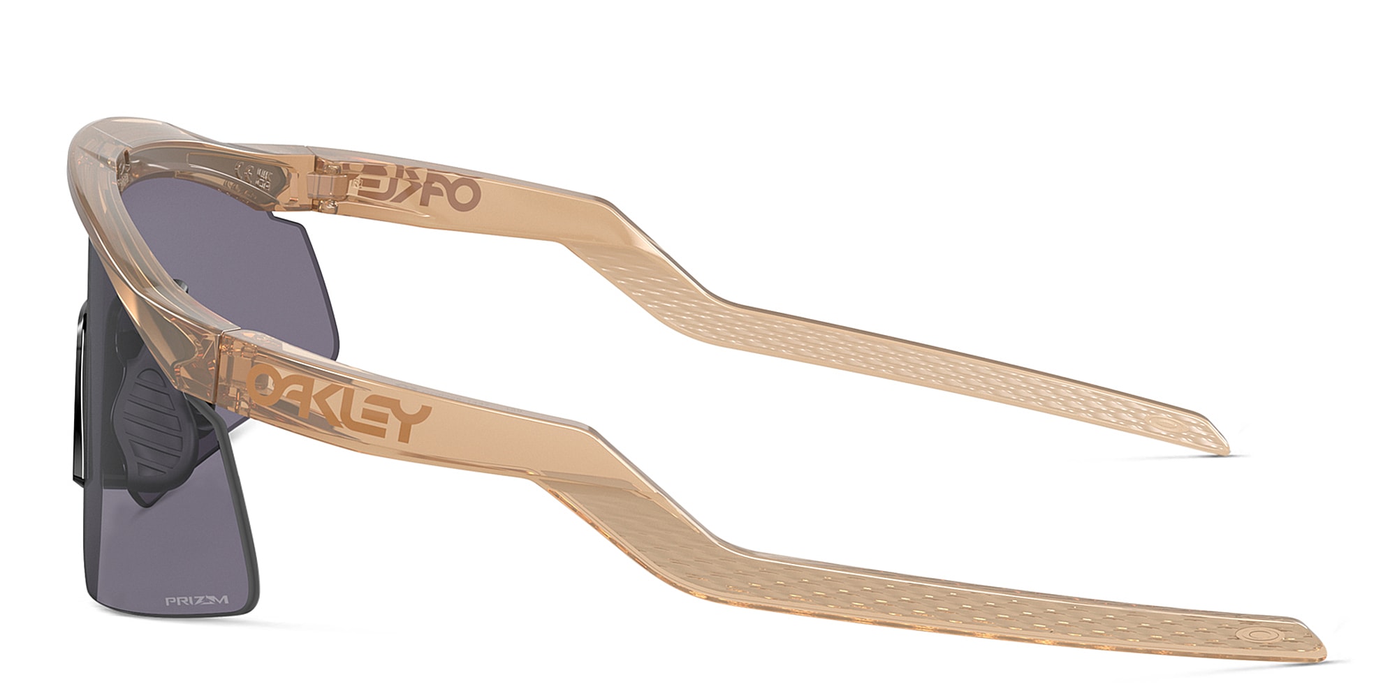 Shop Oakley BXTR Half-Rim Mask Sunglasses in Brown online.