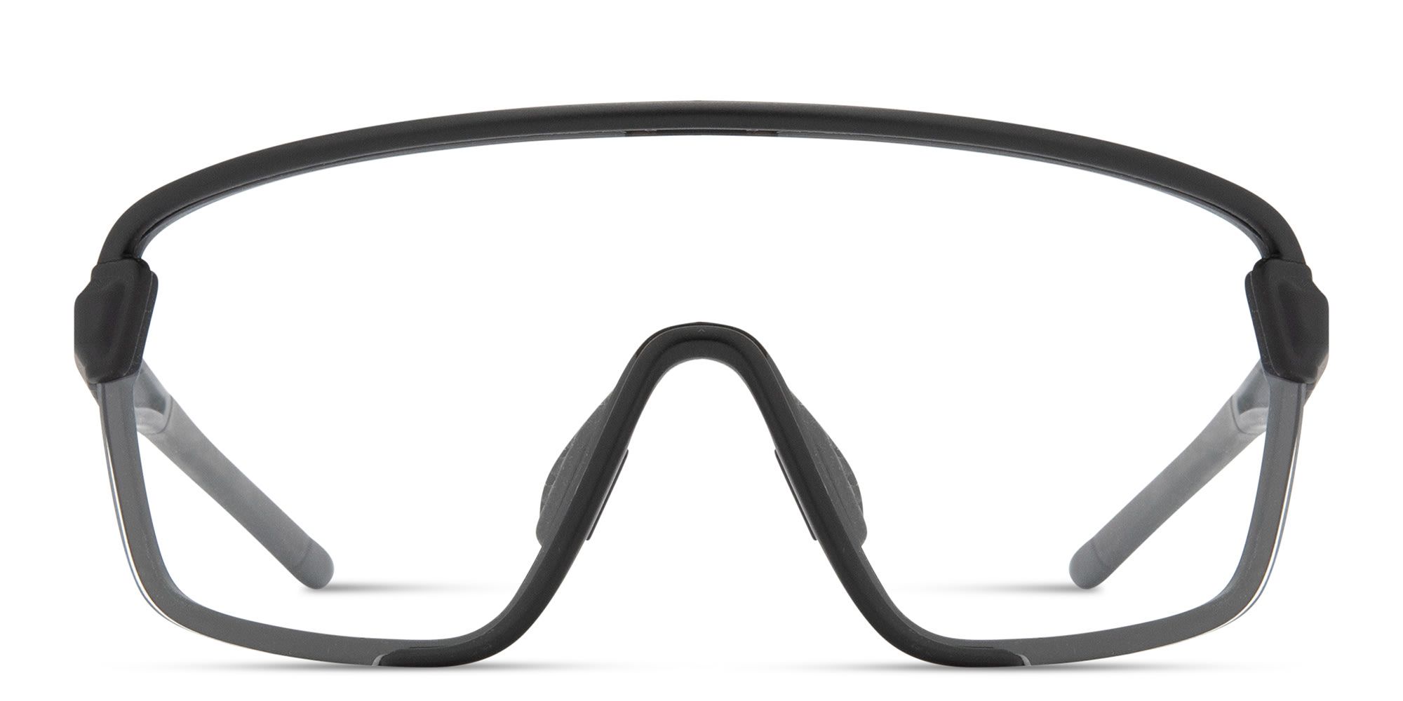 Shop SMITH Unisex Wide Irregular Sunglasses in Black online.