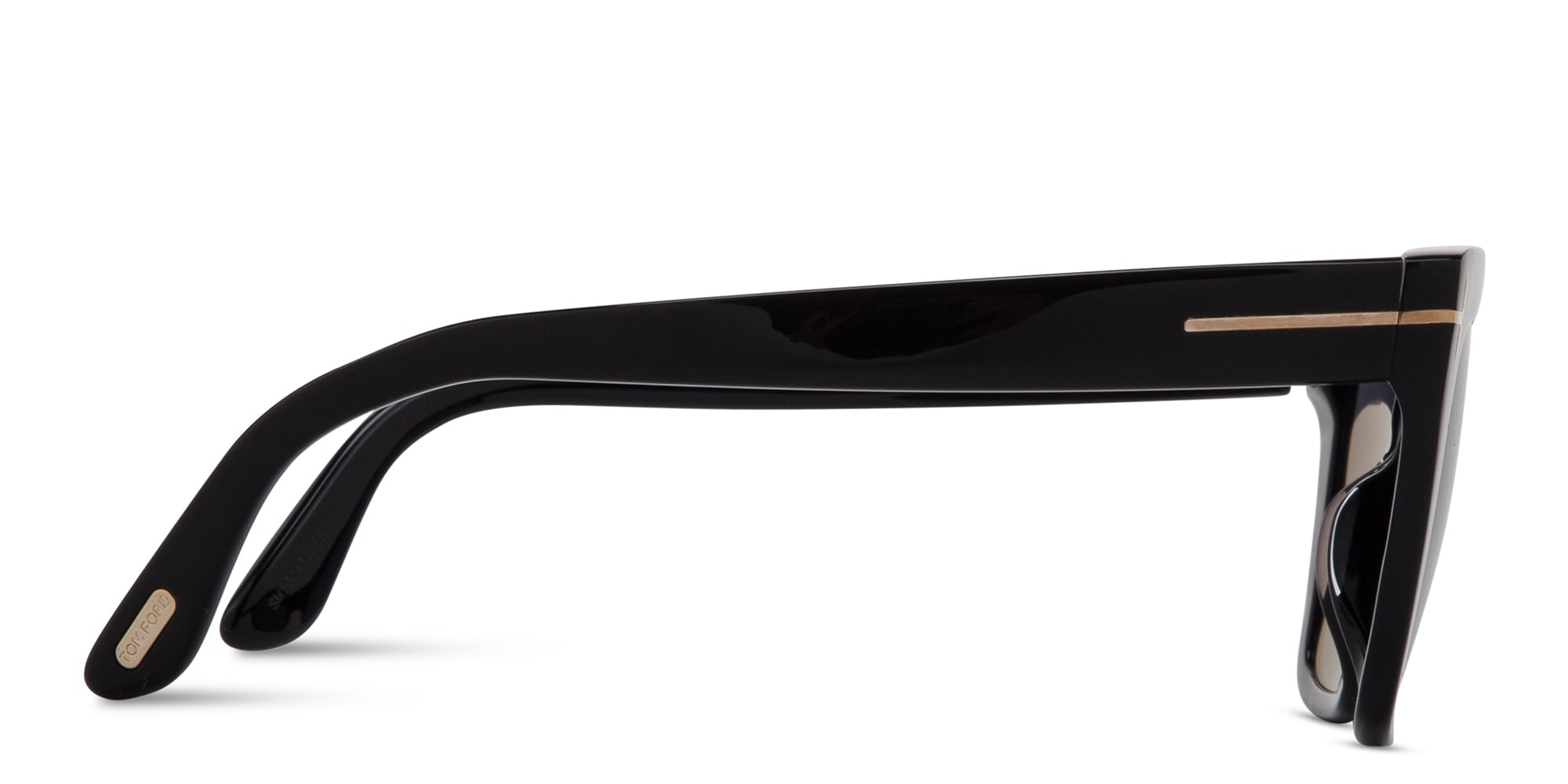 Shop TOM FORD Winona Cat-Eye Sunglasses in Shiny Black online.