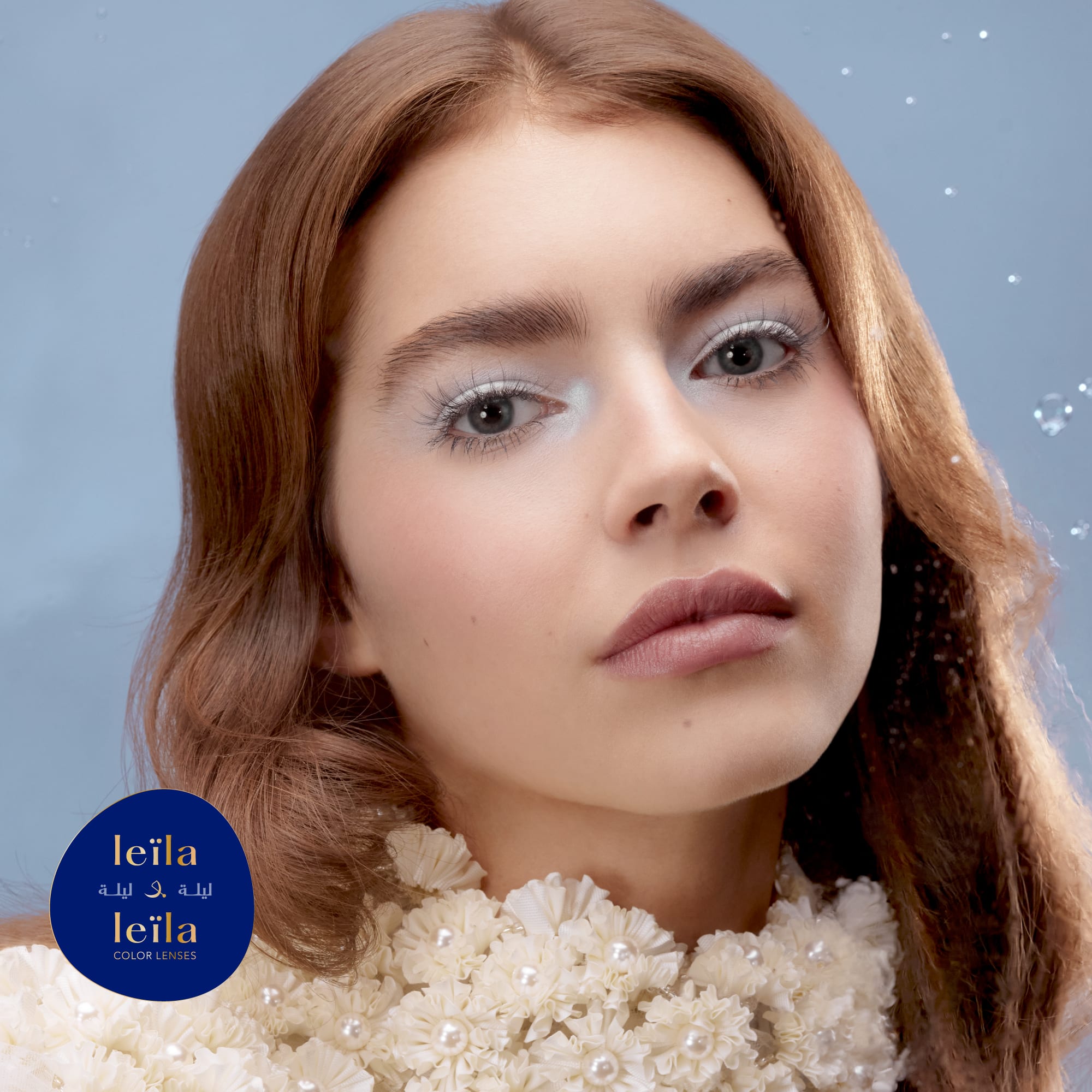 Shop LEILA & LEILA Monthly Color Contact Lenses - Zein Mysterious Grey online.