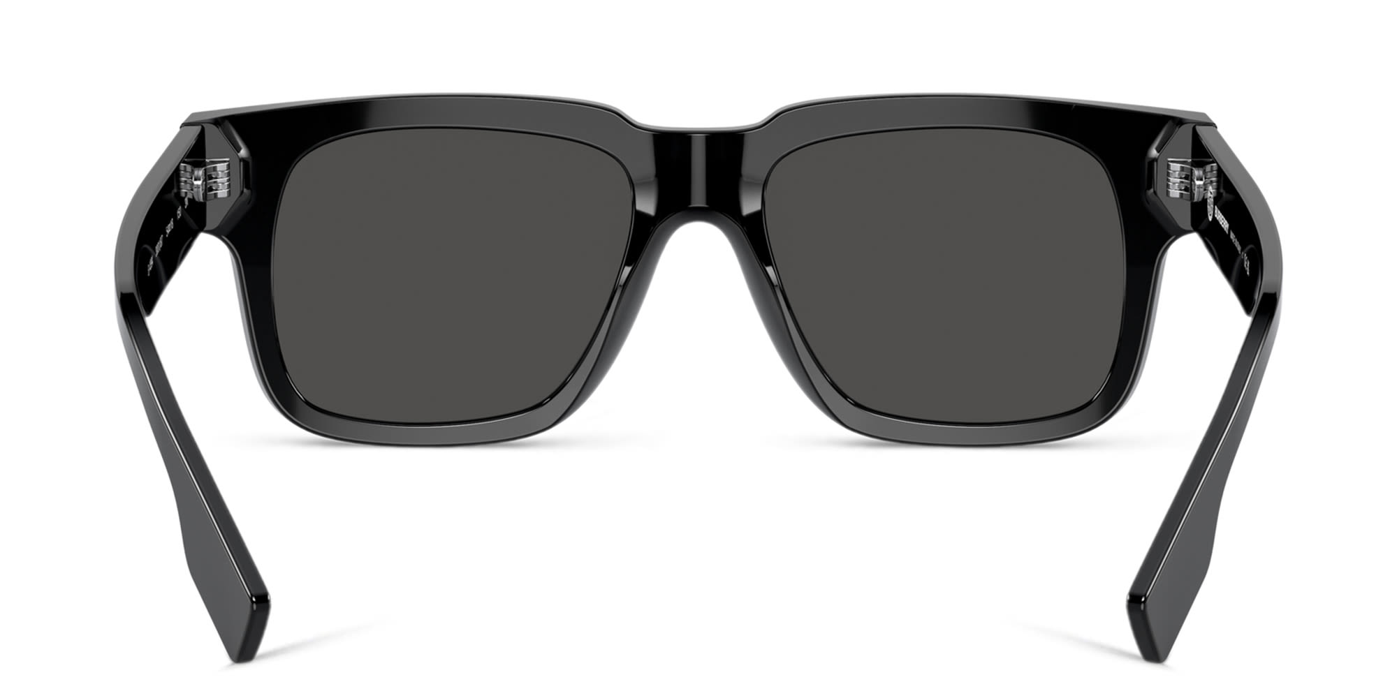 Shop BURBERRY Square Sunglasses in Black online.
