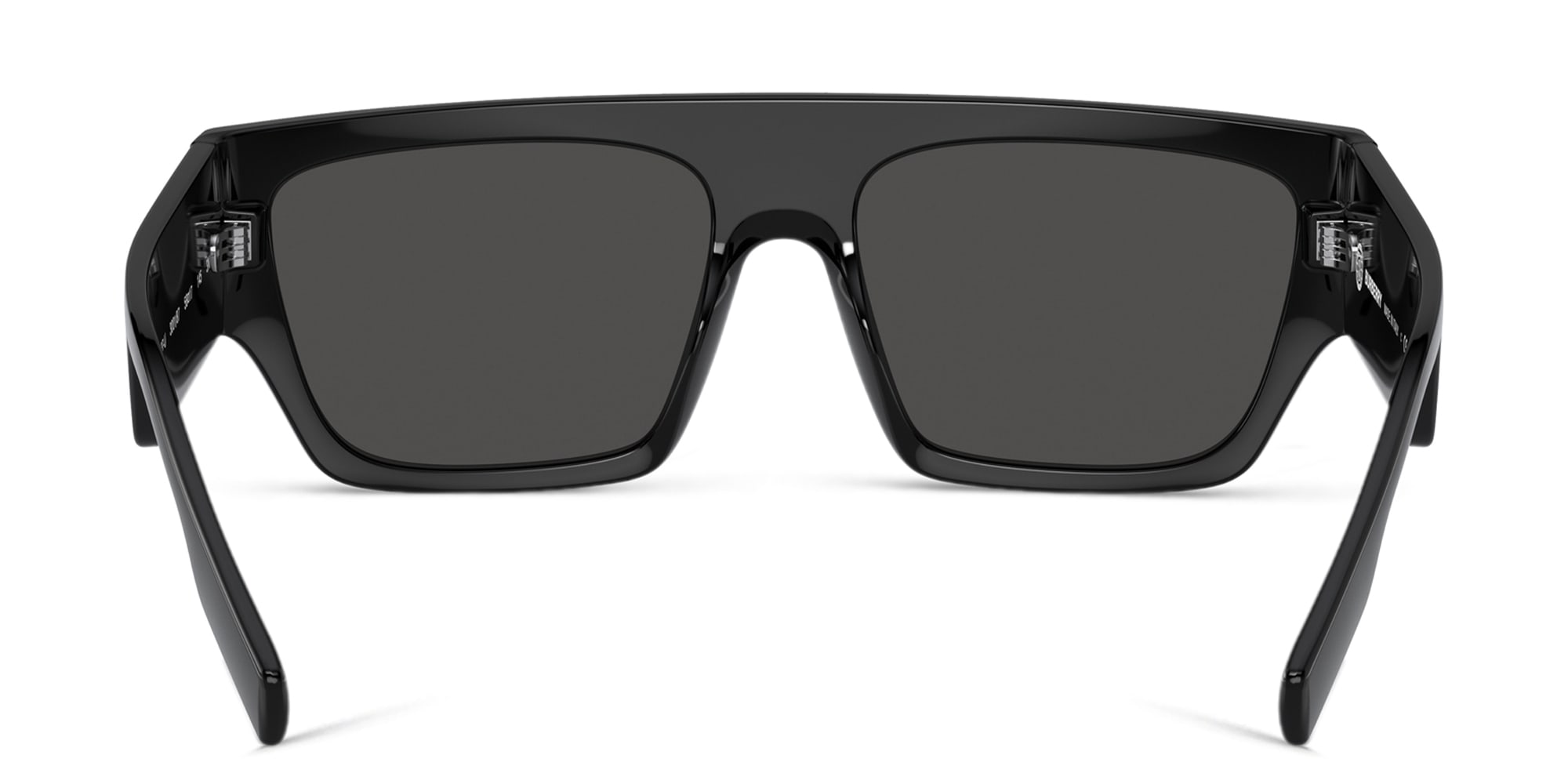 Shop BURBERRY Square Sunglasses in Black online.