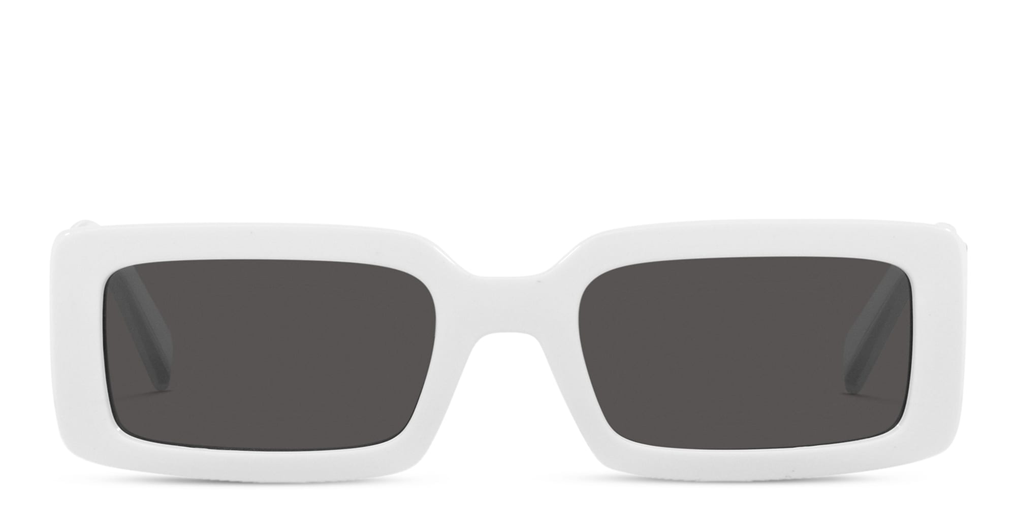 Shop Dolce & Gabbana Rectangle Sunglasses in White online.