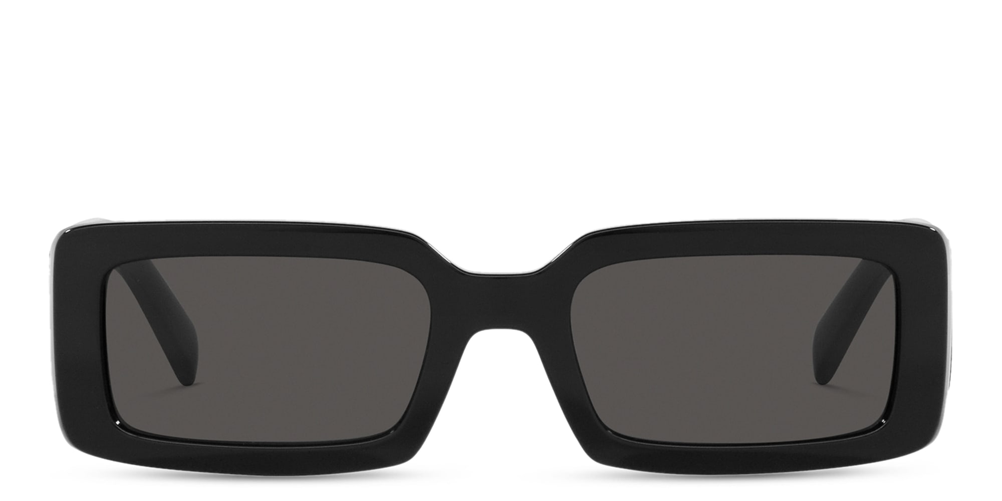 Shop Dolce & Gabbana Rectangle Sunglasses in Black online.