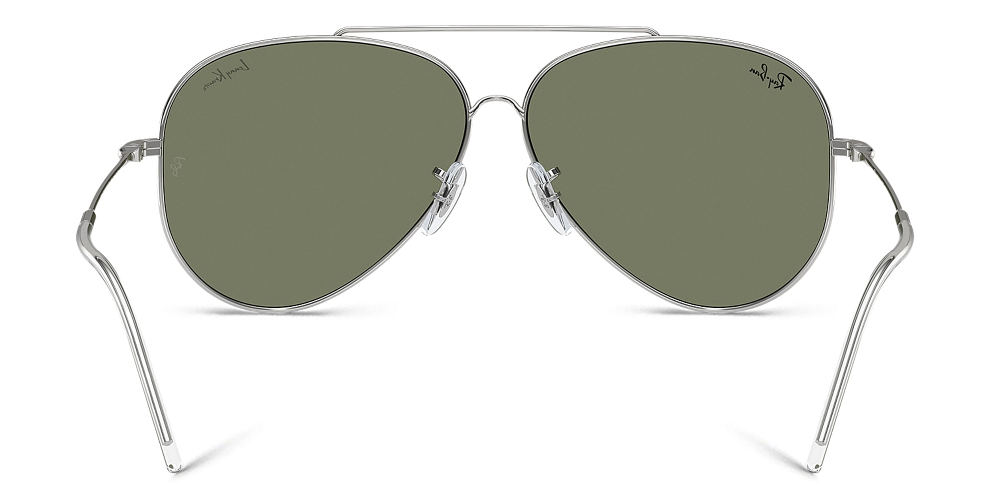 Shop Ray-Ban Reverse Unisex Pilot Sunglasses in Silver online.