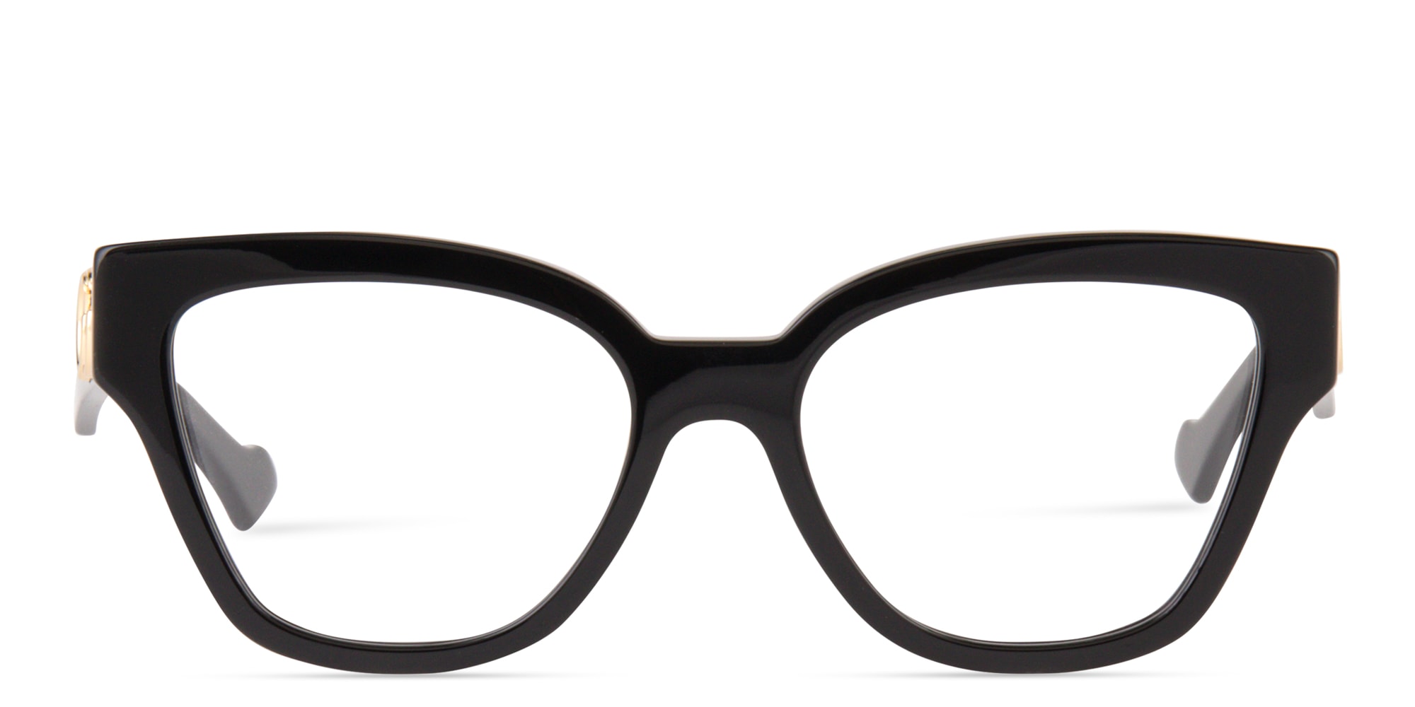 Shop GUCCI Cat-Eye Eyeglasses in Black online.