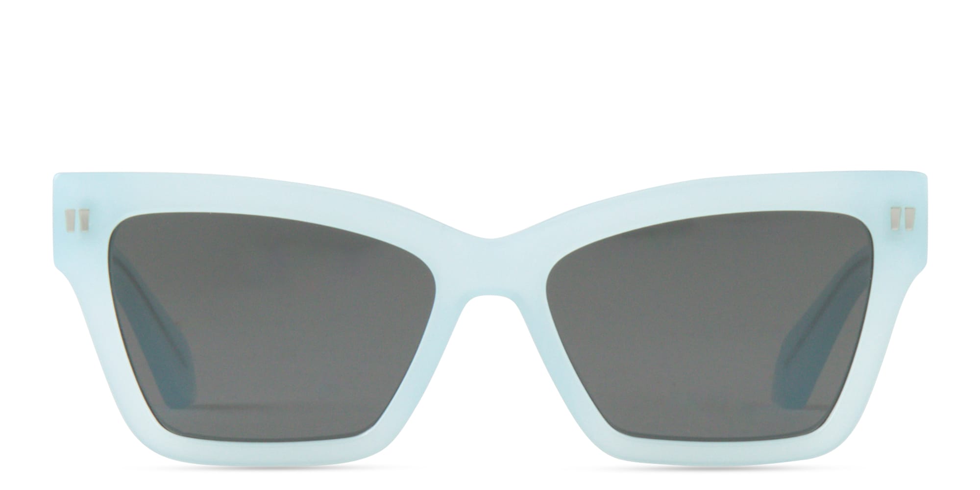 Shop OFF WHITE Cincinnati Unisex Cat-Eye Sunglasses in Light Blue online.