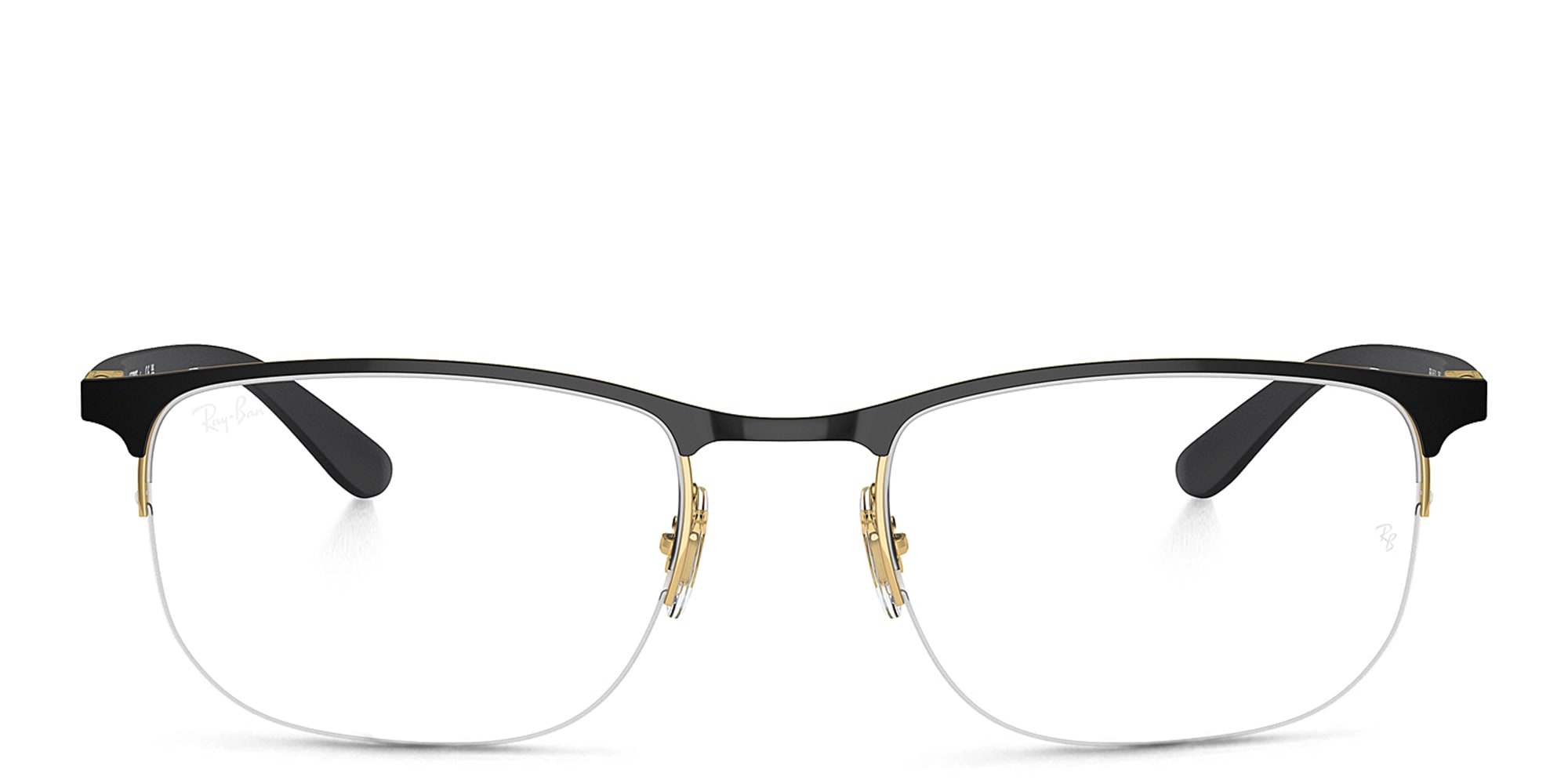 Shop Ray-Ban Unisex Irregular Eyeglasses in Black online.