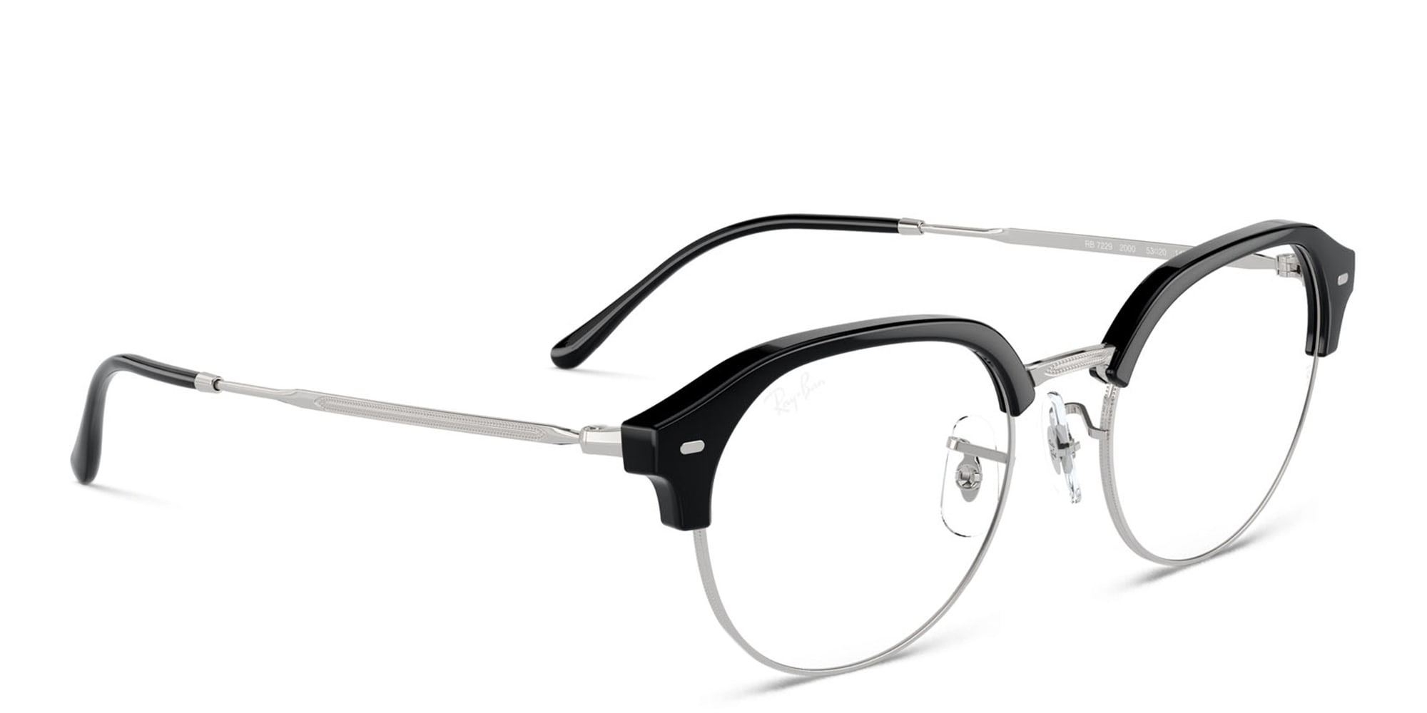 Shop Ray-Ban Unisex Irregular Eyeglasses in Black online.