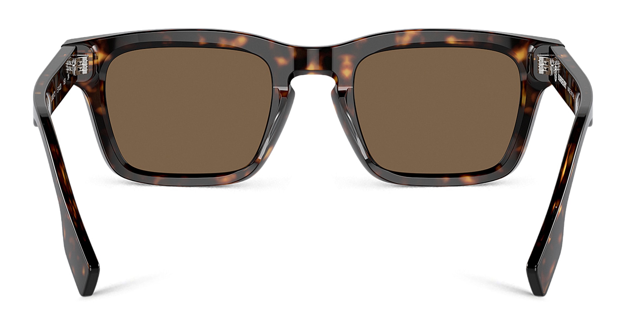 Shop BURBERRY Rectangle Sunglasses in Dark Havana online.