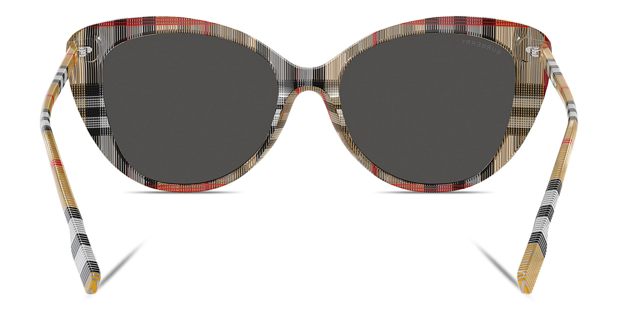 Shop BURBERRY Vintage Check Cat-Eye Sunglasses in Vintage Check online.