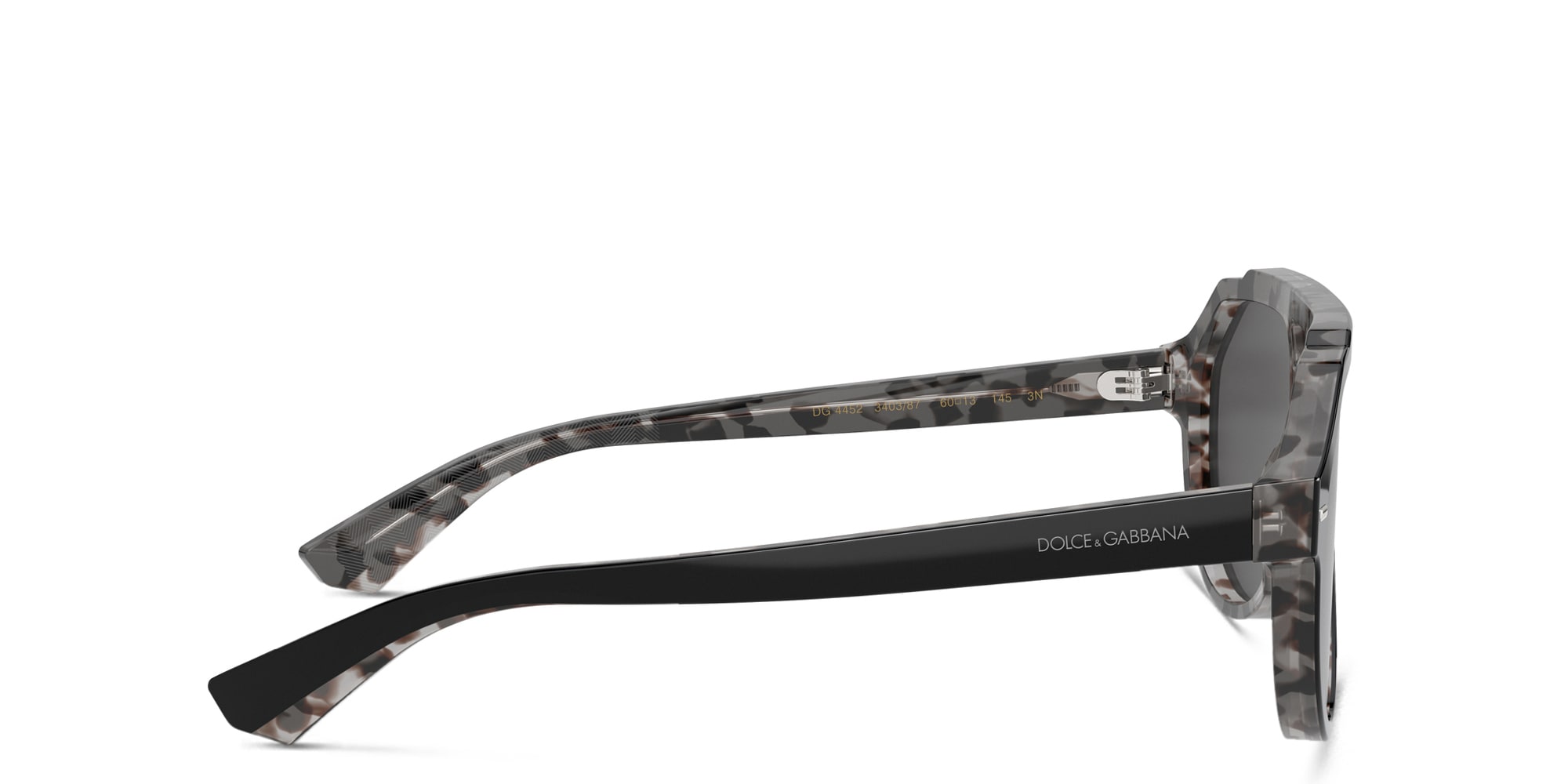 Shop Dolce & Gabbana Pilot Sunglasses in Black online.