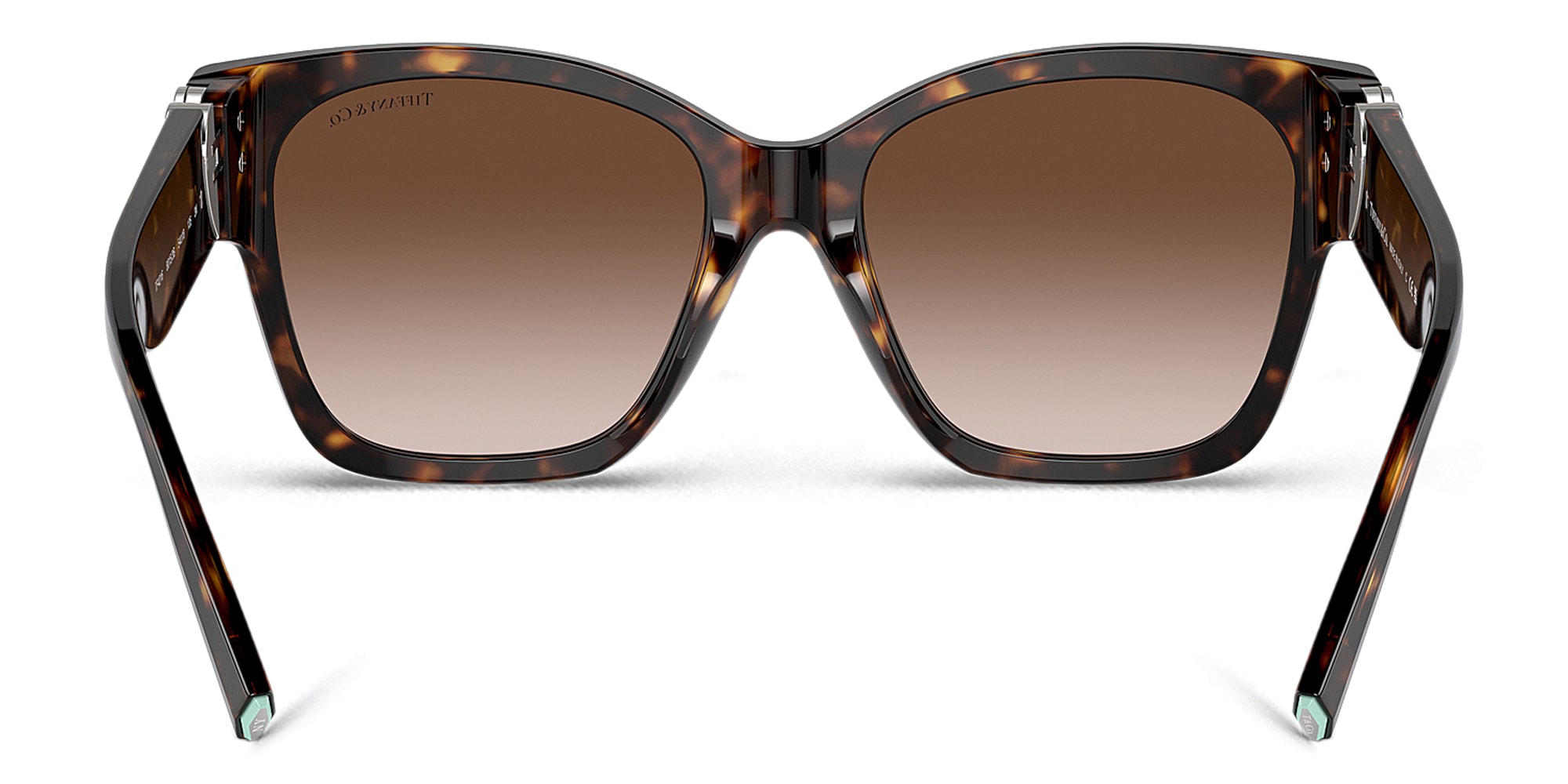Shop TIFFANY Oversized Square Sunglasses in Havana online.