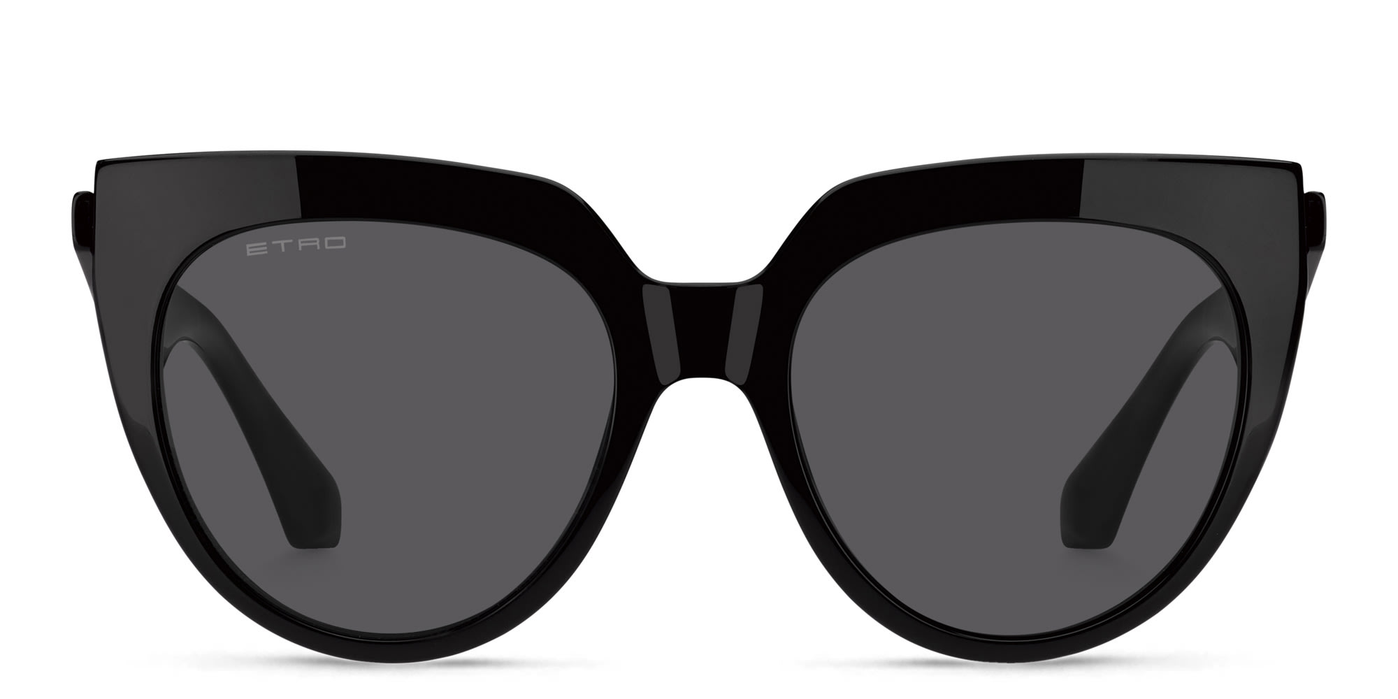 Shop ETRO Tailoring Oversized Cat-Eye Sunglasses in Black online.