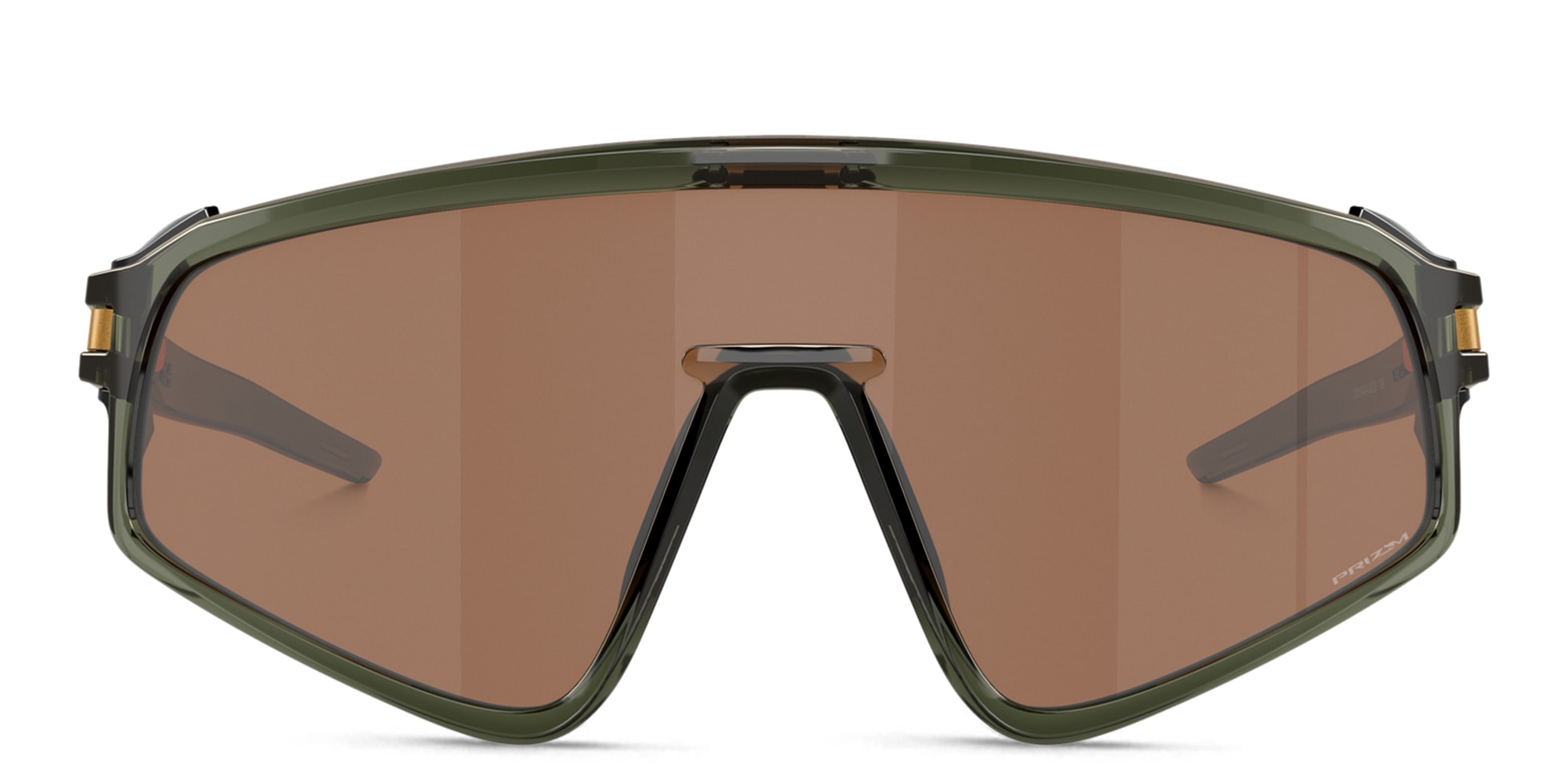 Shop Oakley Latch Panel Unisex Mask Sunglasses in Green online.