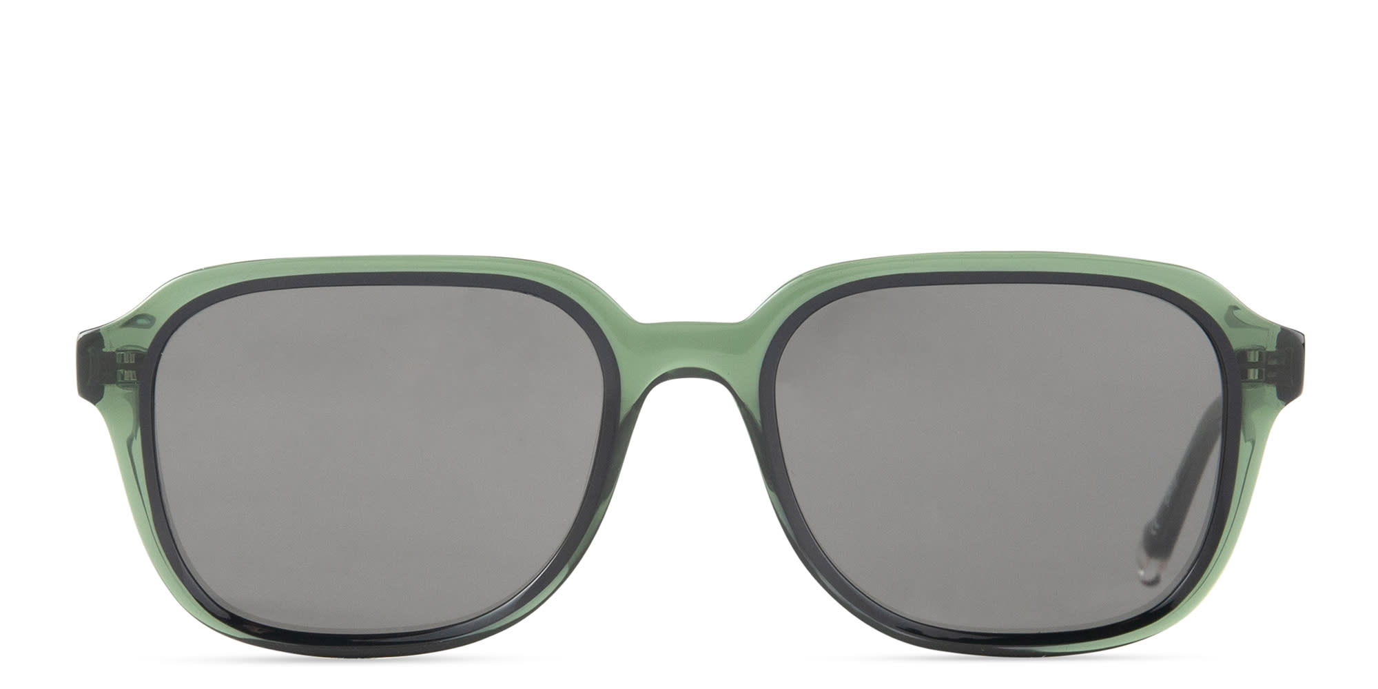 Shop EYE'M Square Sunglasses in Green online.