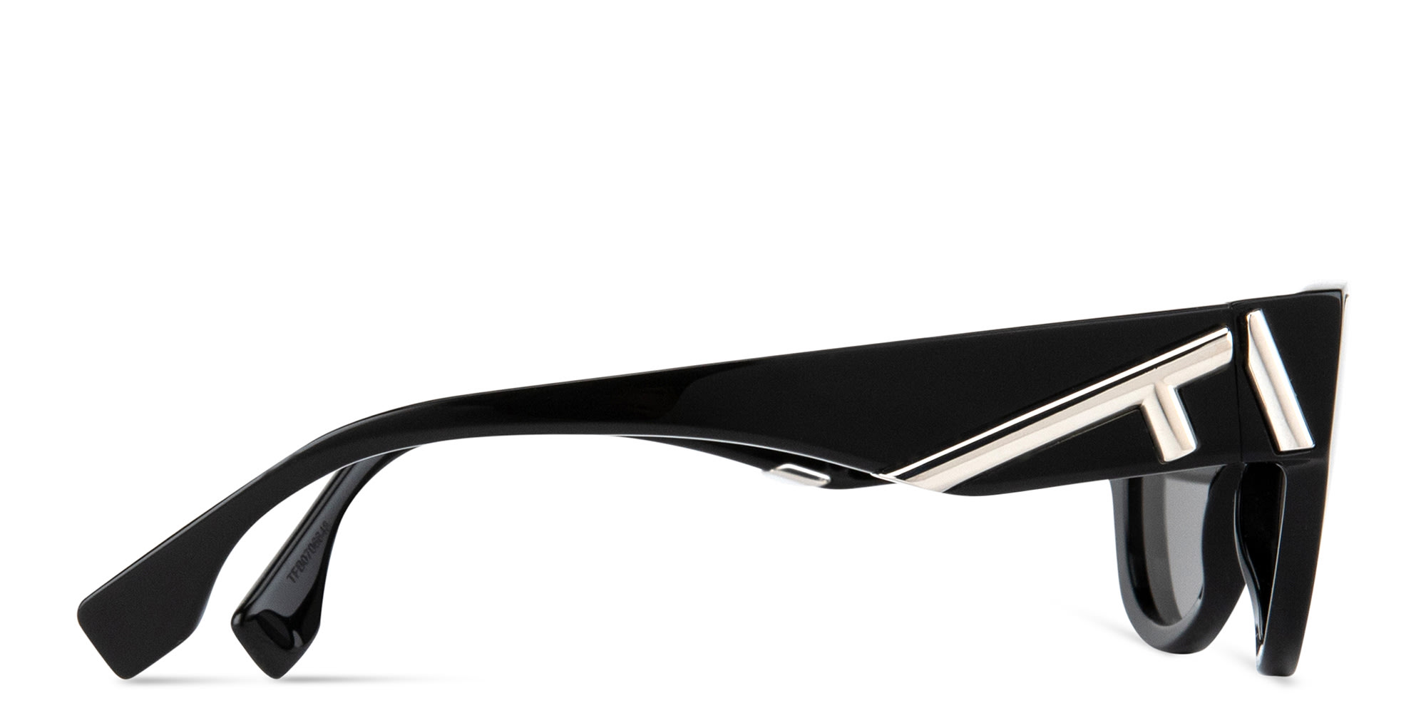 Shop FENDI First Cat-Eye Sunglasses in Black online.