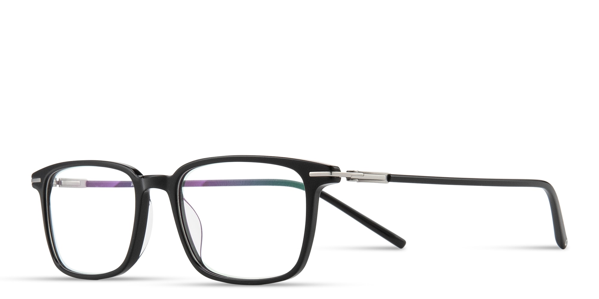 Shop MONOSTROM Rectangle Eyeglasses in Black online.