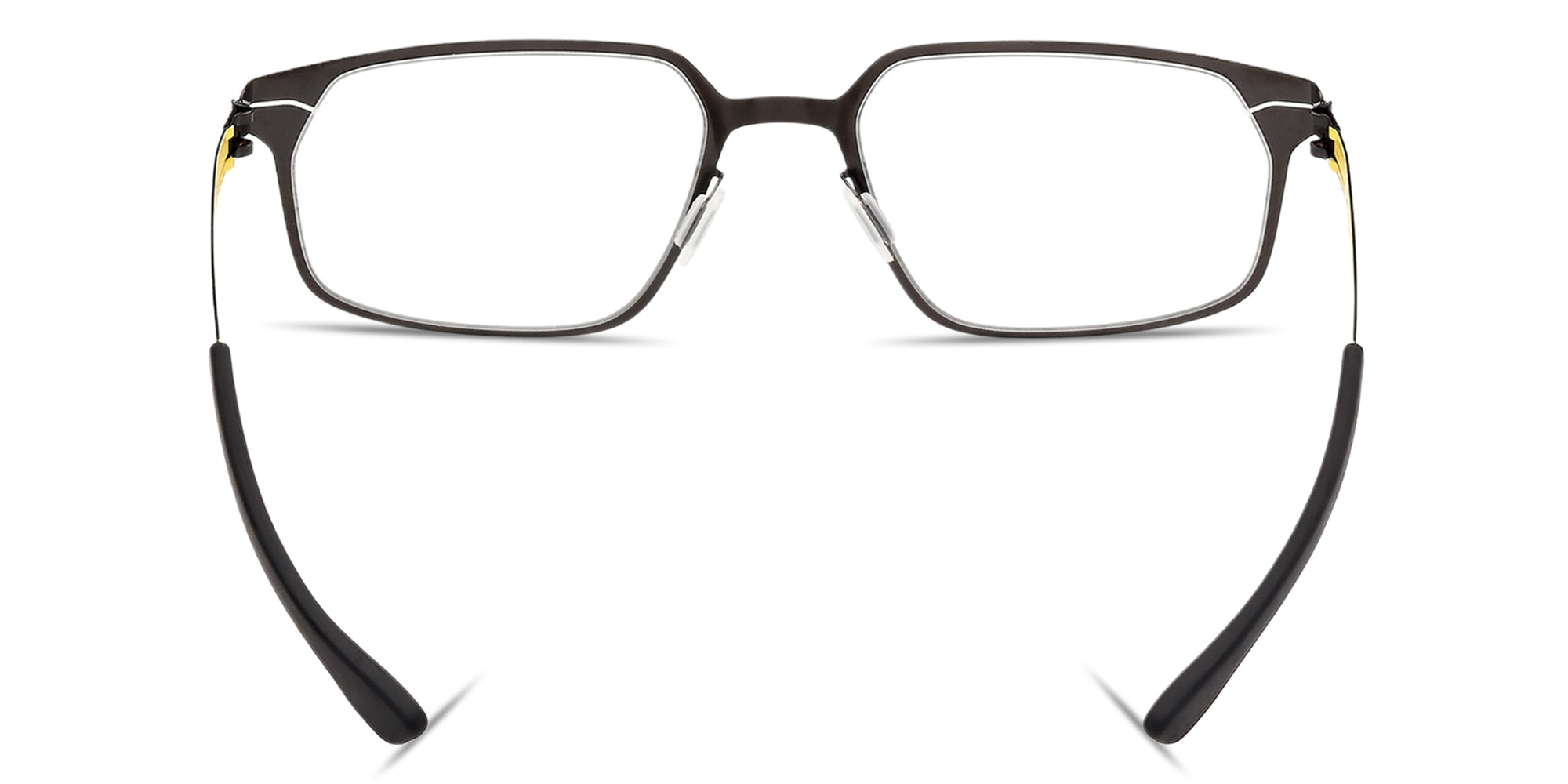 Shop ic! berlin AMG 12 Square Eyeglasses in Shiny Gunmetal online.