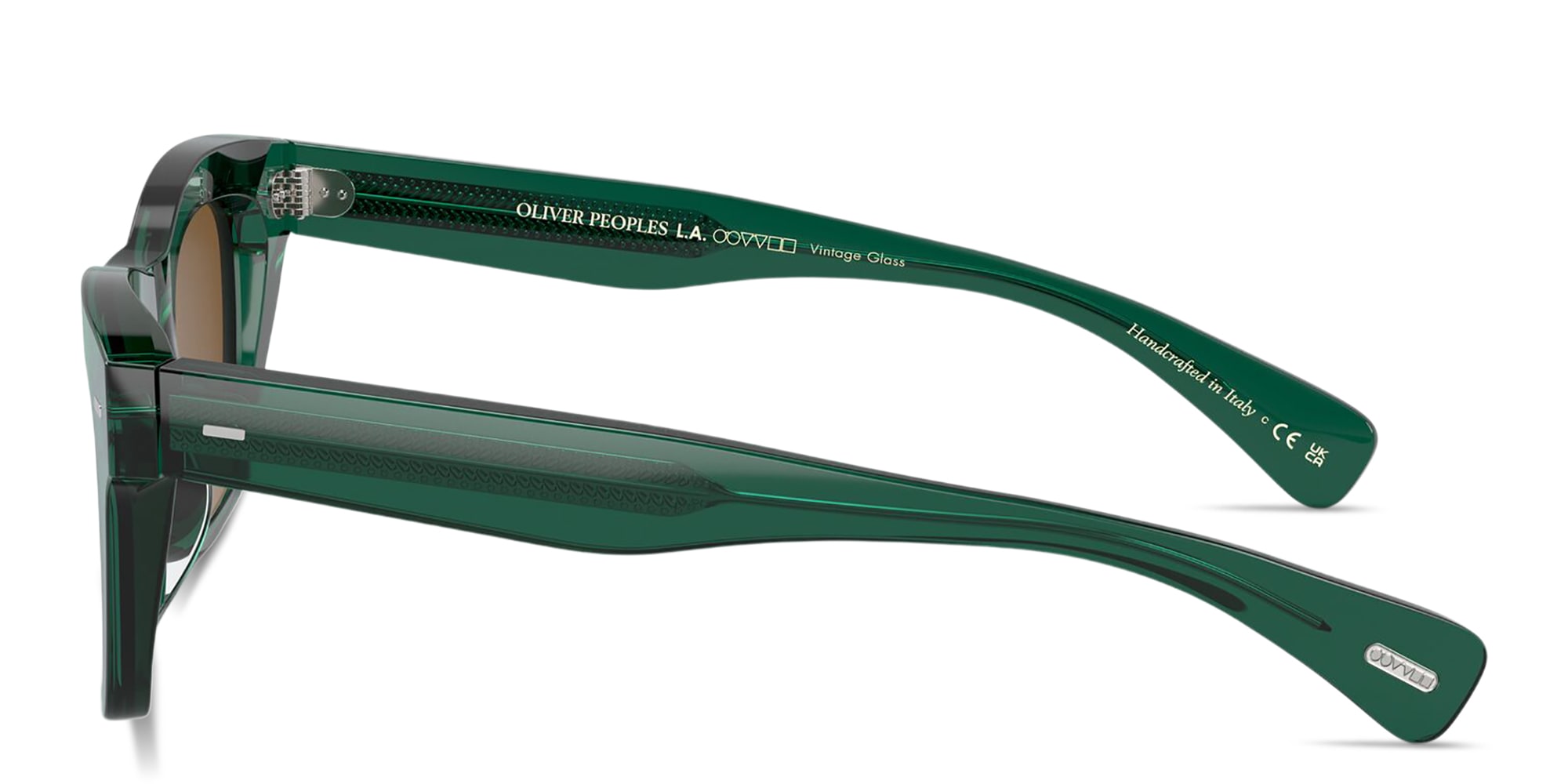 Shop OLIVER PEOPLES Ms. Oliver Pillow Sunglasses in Translucent Dark Teal online.