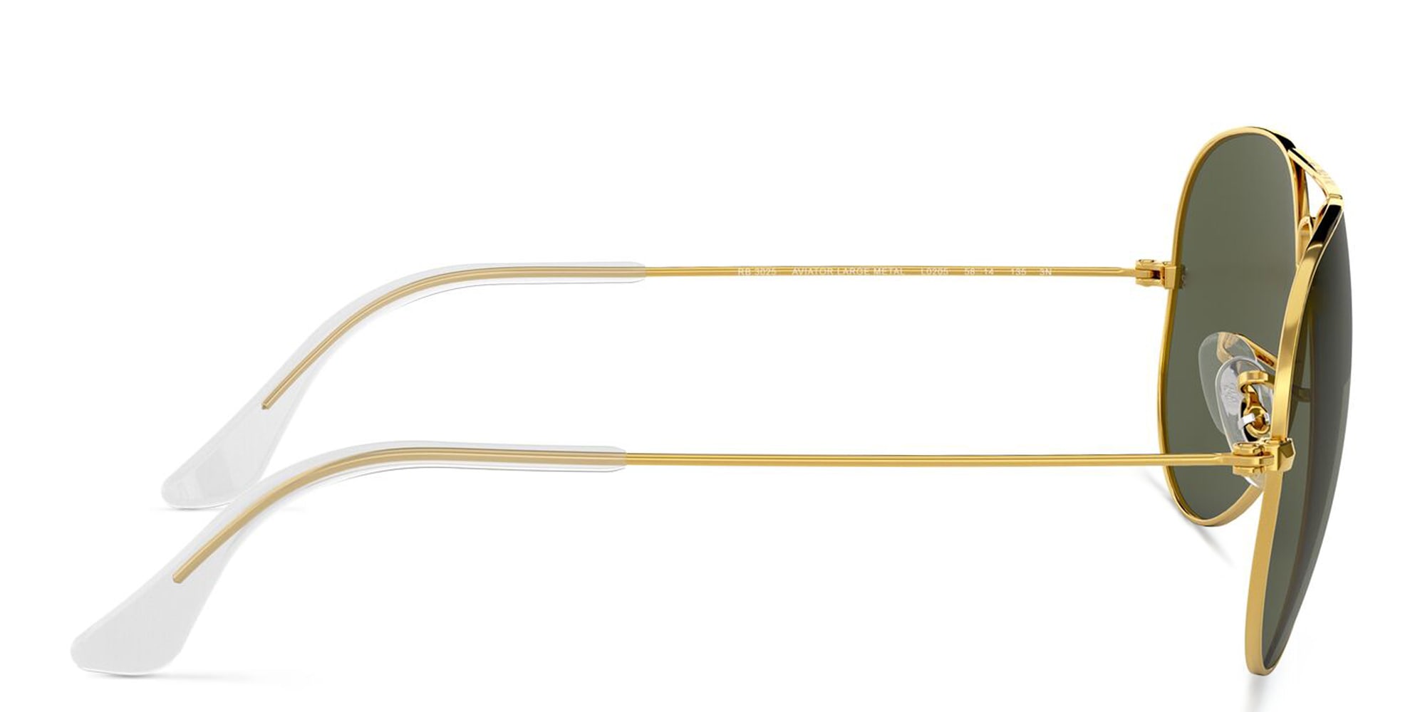 Shop Ray-Ban Pilot Classic Sunglasses in Gold online.