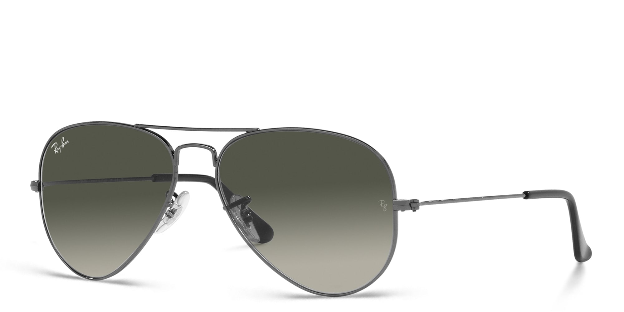 Shop Ray-Ban Unisex Pilot Sunglasses in Gunmetal online.
