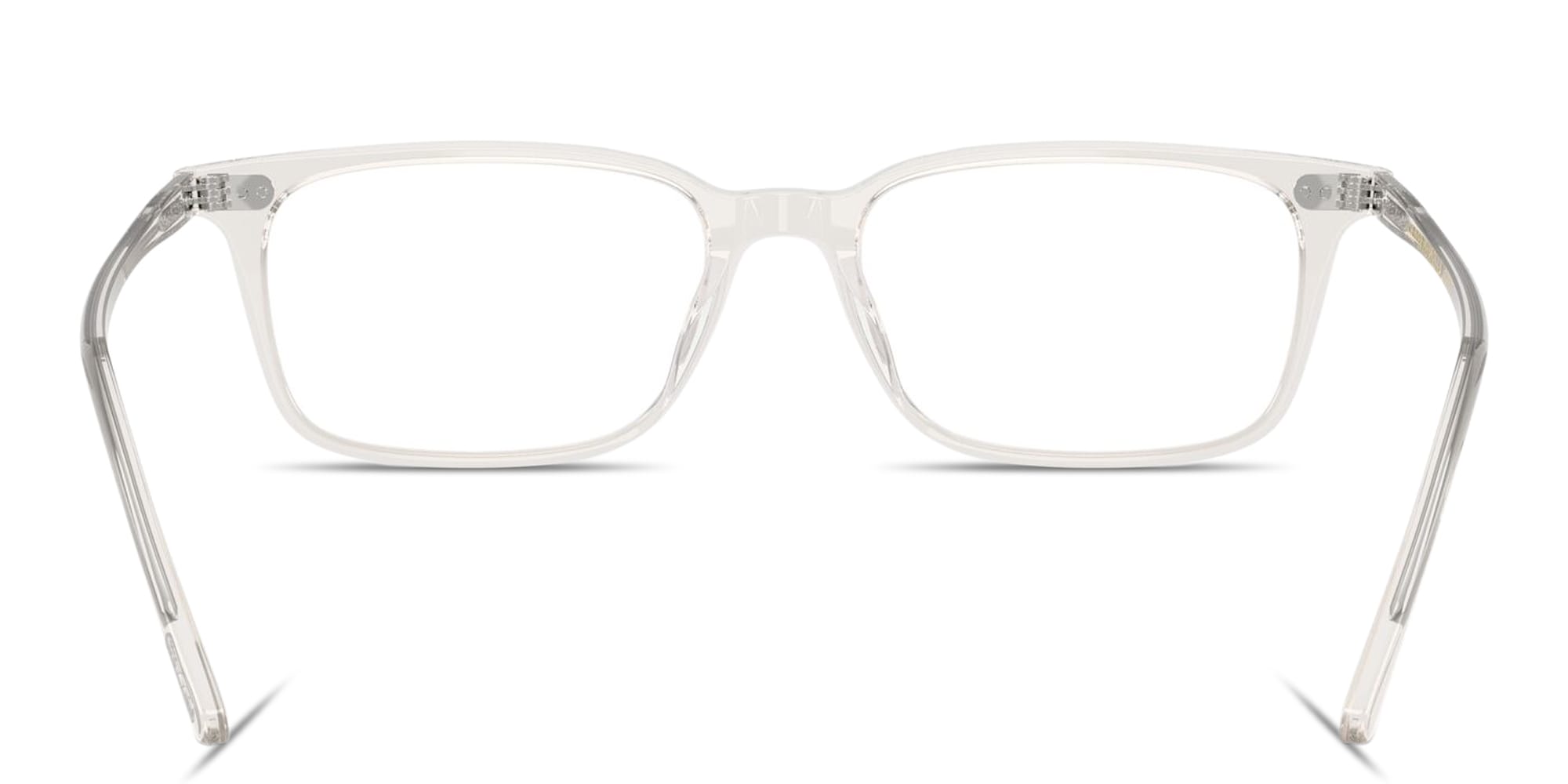 Shop OLIVER PEOPLES Neylan Rectangle Eyeglasses in Transparent Grey online.