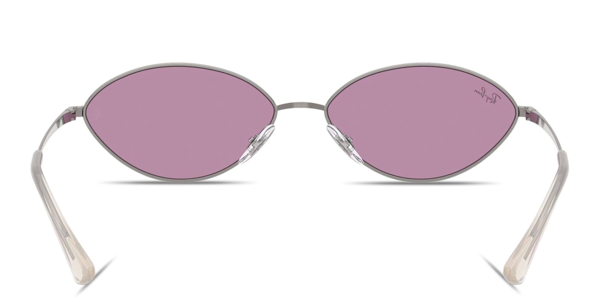 Shop Ray-Ban Kai Unisex Oval Sunglasses in Gunmetal online.