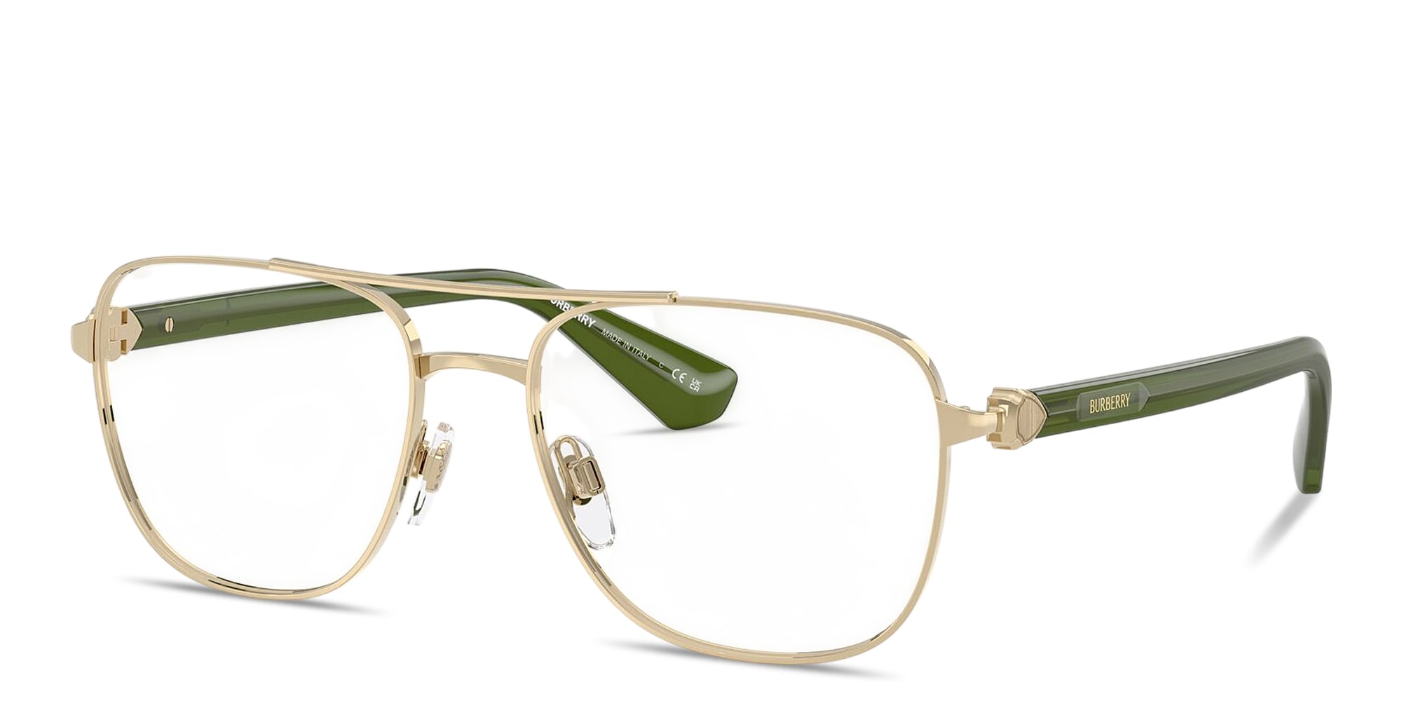 Buy BURBERRY Logo Lettering Aviator Eyeglasses Online | MAGRABi Qatar