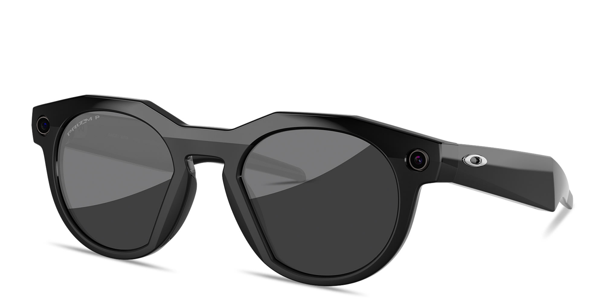 Shop Oakley Meta HSTN Limited Edition Unisex Round Sunglasses in Black online.