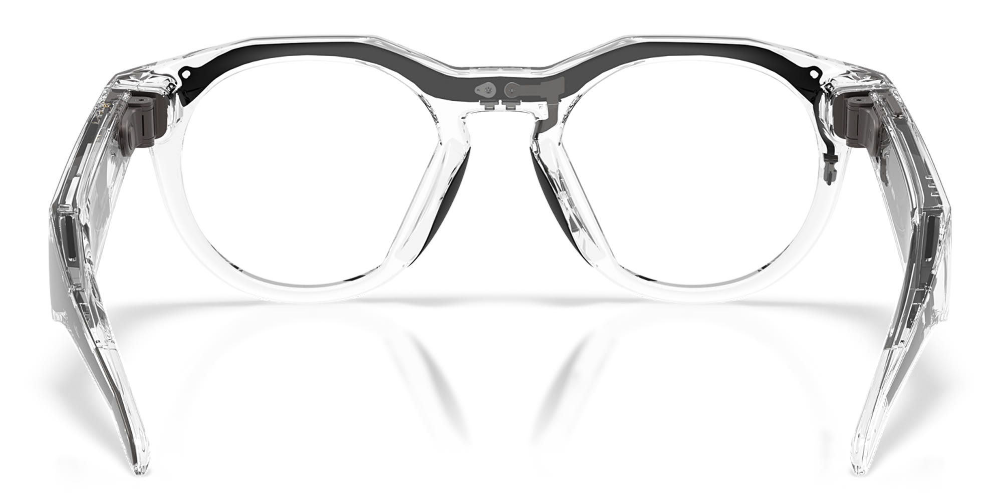 Shop Oakley Meta HSTN Limited Edition Transitions® Unisex Round Sunglasses in Clear online.