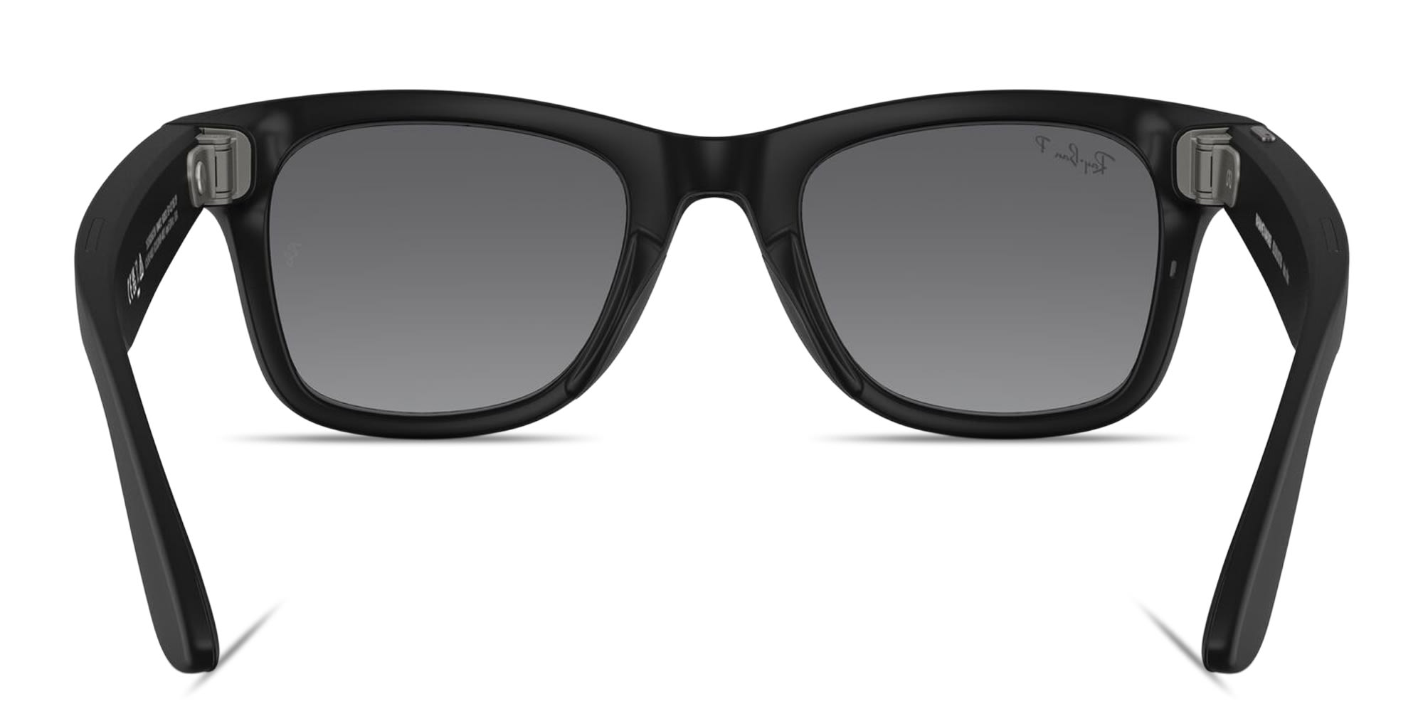 Shop Ray-Ban Meta Wayfarer Unisex Square Sunglasses in Matte Black online.