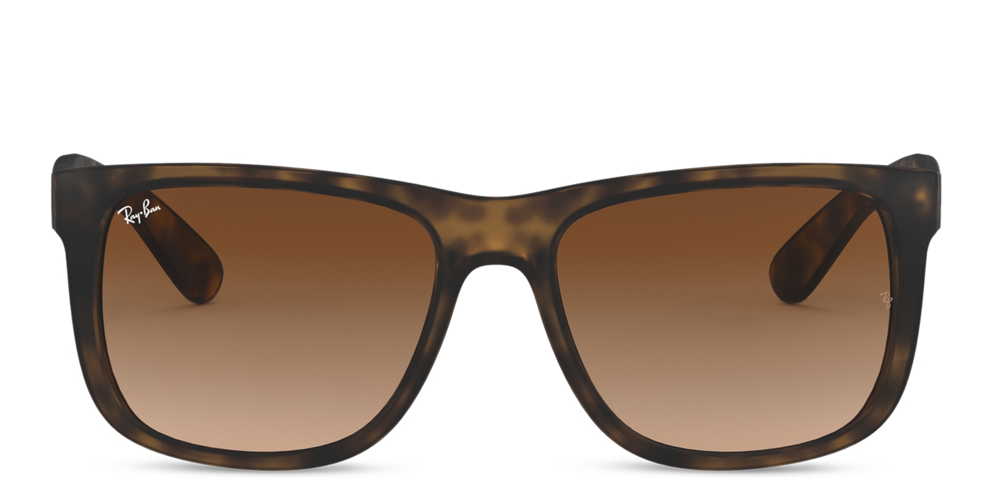Shop Ray-Ban Justin Square Sunglasses in Havana online.