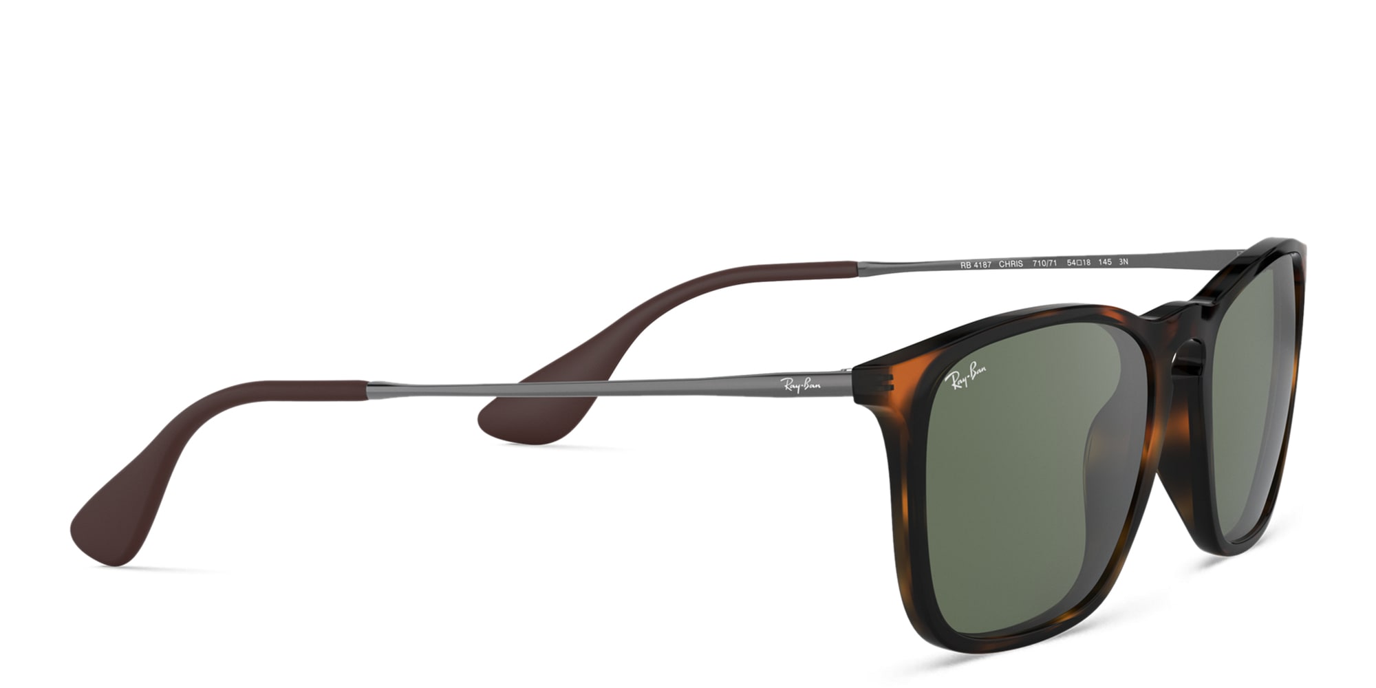 Shop Ray-Ban Chris Square Sunglasses in Light Havana online.