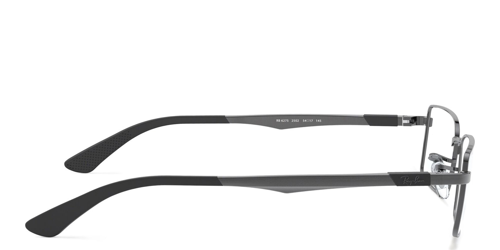 Shop Ray-Ban Rectangle Eyeglasses in Gunmetal online.