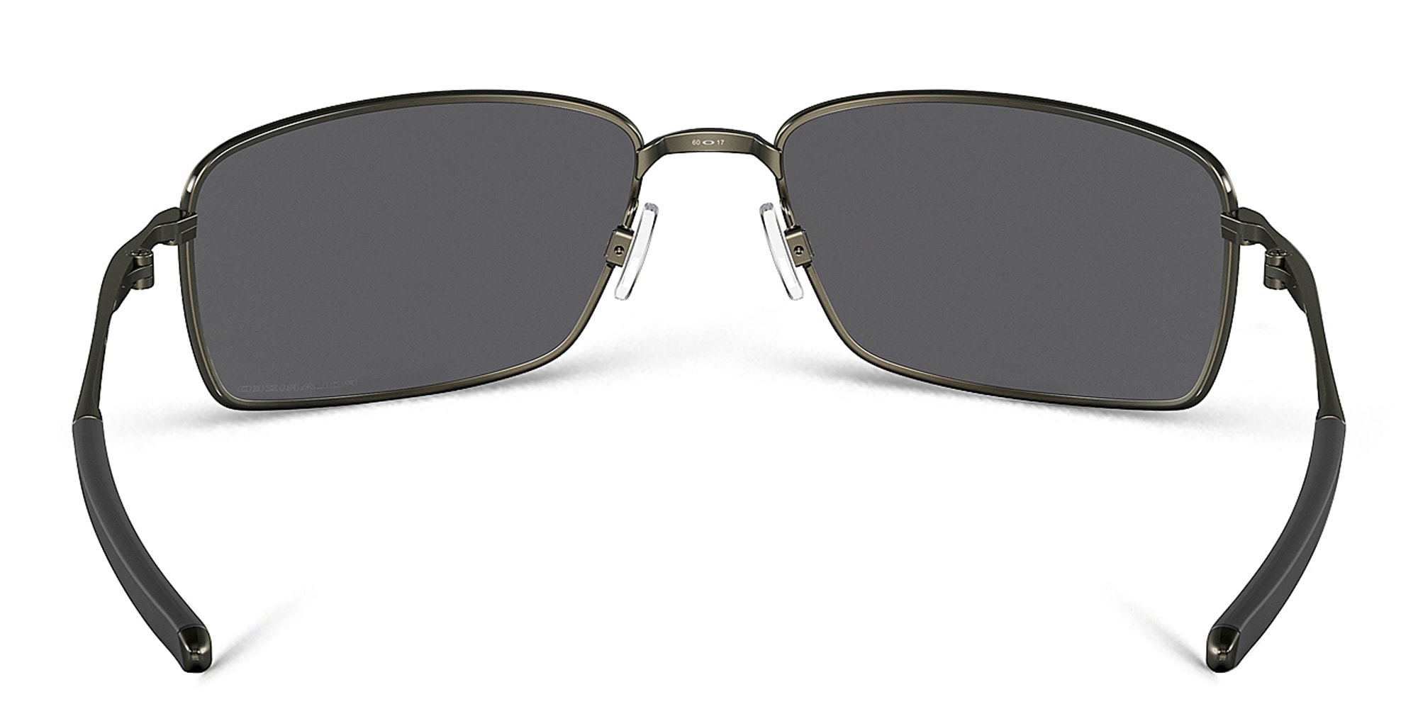 Shop Oakley Square Wire™ Rectangle Sunglasses in Carbon online.