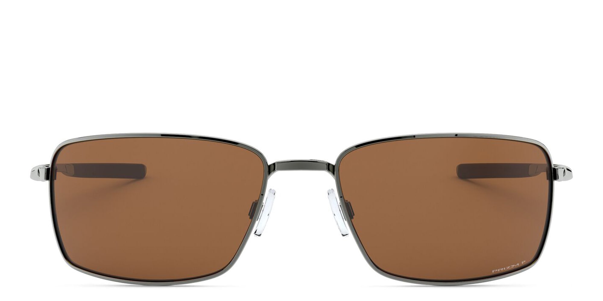 Shop Oakley Square Wire™ Rectangle Sunglasses in Silver online.