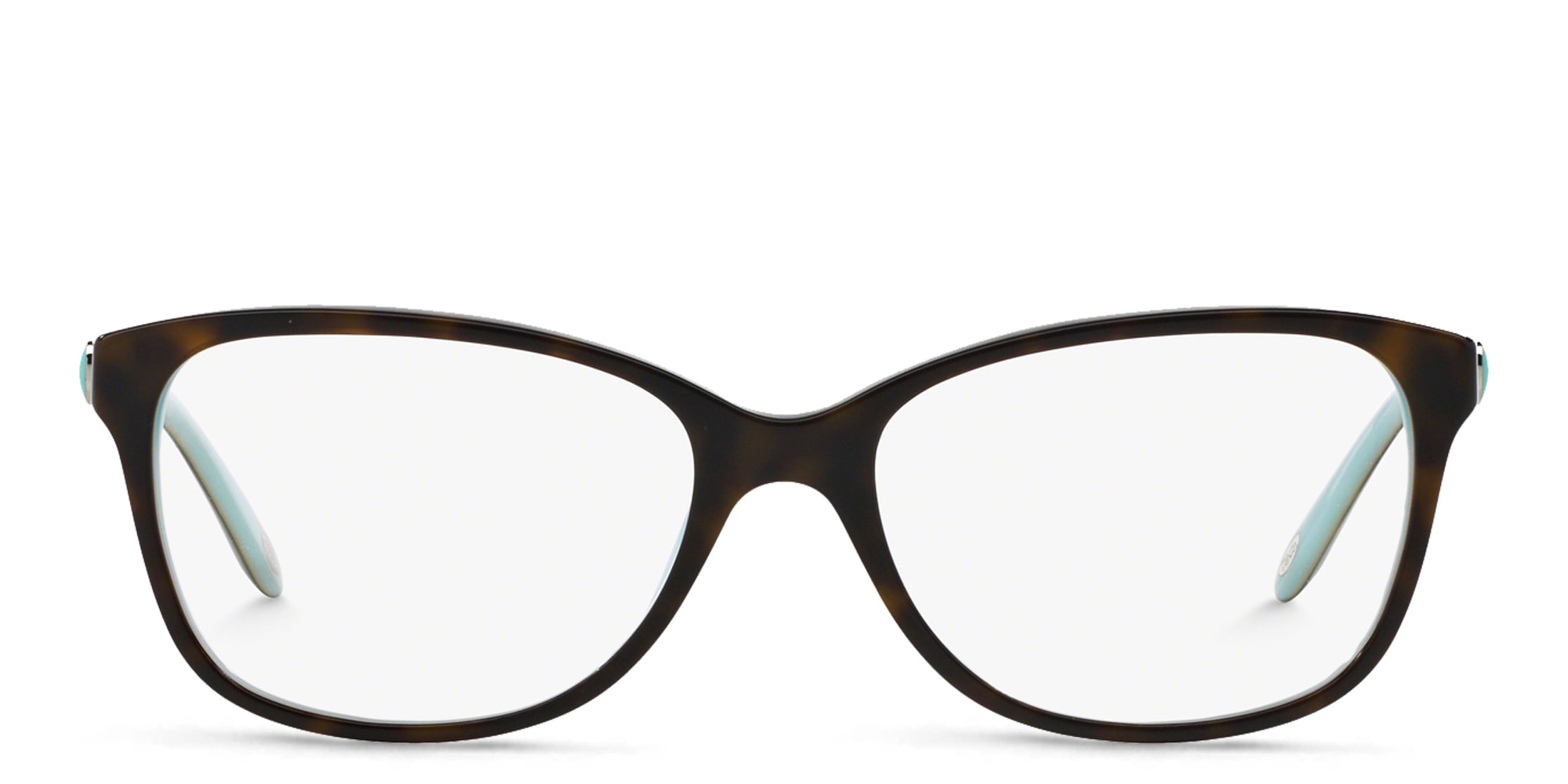 Shop TIFFANY Square Eyeglasses in Havana online.