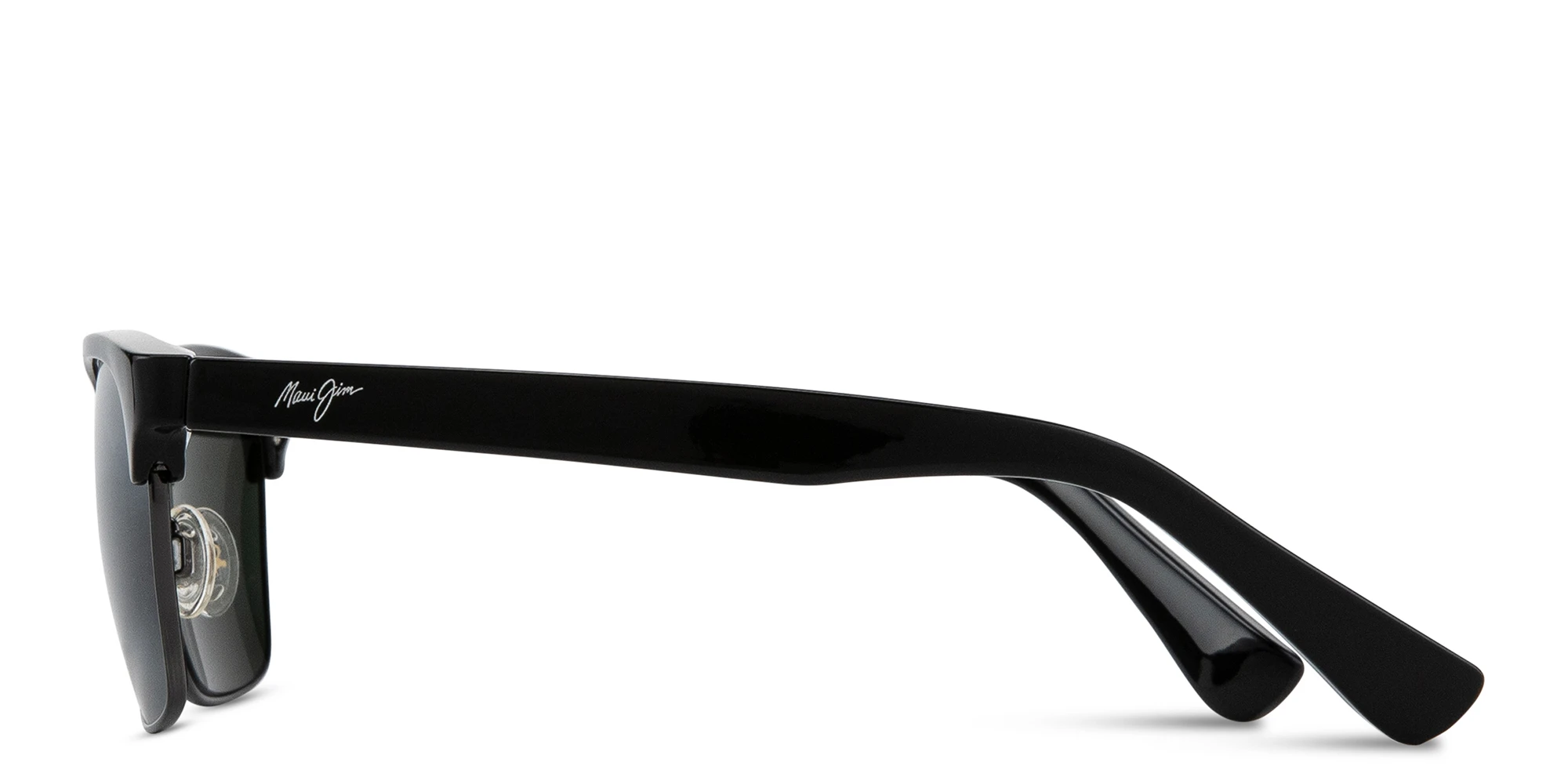 Shop Maui Jim Kawika Unisex Rectangle Sunglasses in Black online.