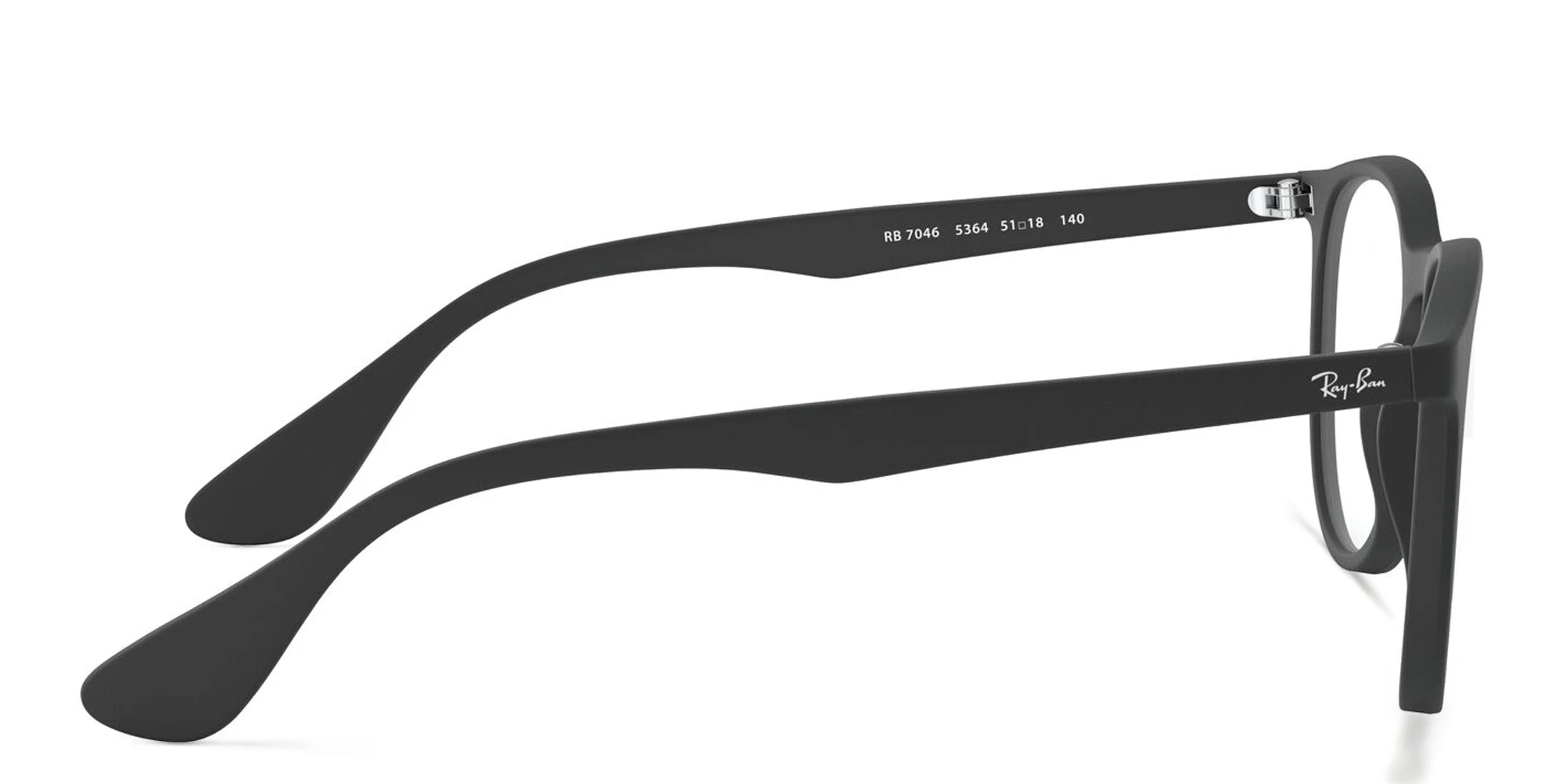 Shop Ray-Ban Erika Optics Round Eyeglasses in Black online.