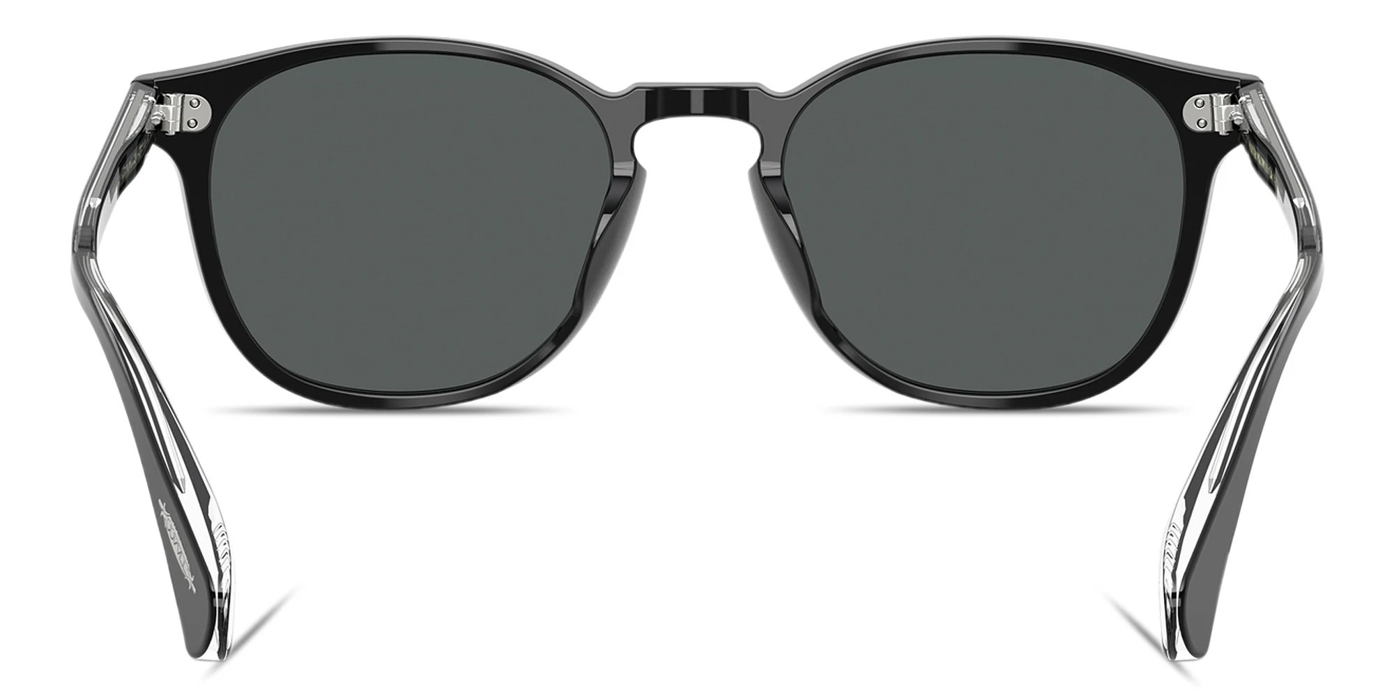 Shop OLIVER PEOPLES Finley Esq. Sun Unisex Round Sunglasses in Black online.