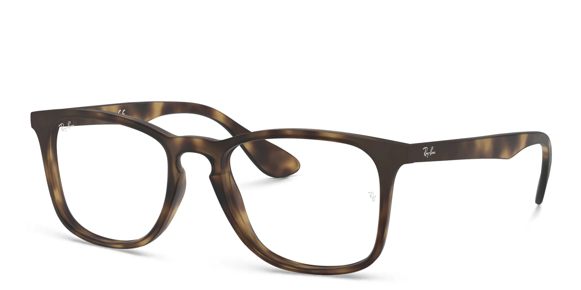 Shop Ray-Ban Square Eyeglasses in Havana online.