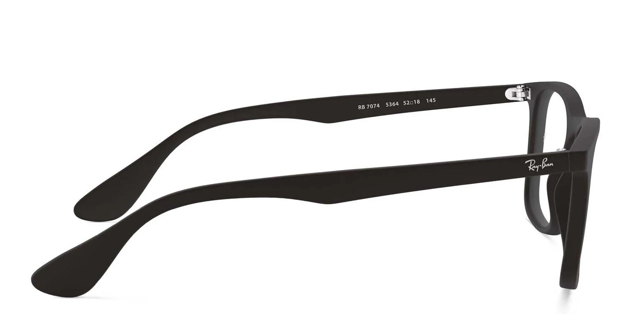 Shop Ray-Ban Unisex Square Eyeglasses in Black online.