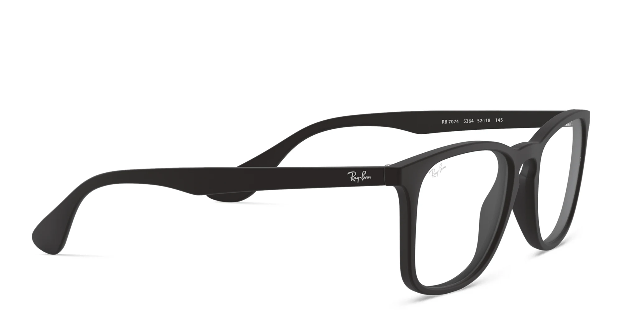 Shop Ray-Ban Unisex Square Eyeglasses in Black online.