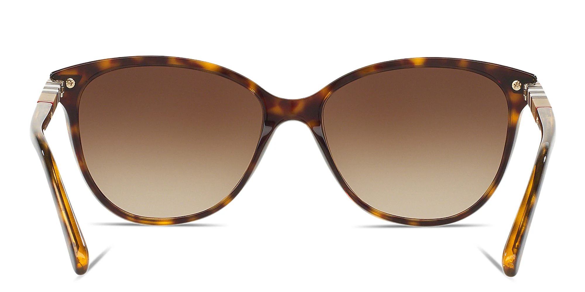Shop BURBERRY Cat Eye Sunglasses in Dark Havana online.