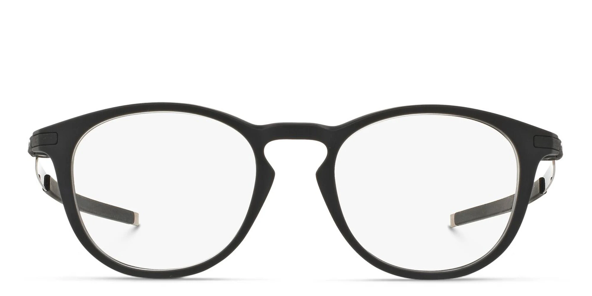 تسوق نظارات طبية بيتشمان آر بإطار دائري اوكلي بلون Satin Black أونلاين.