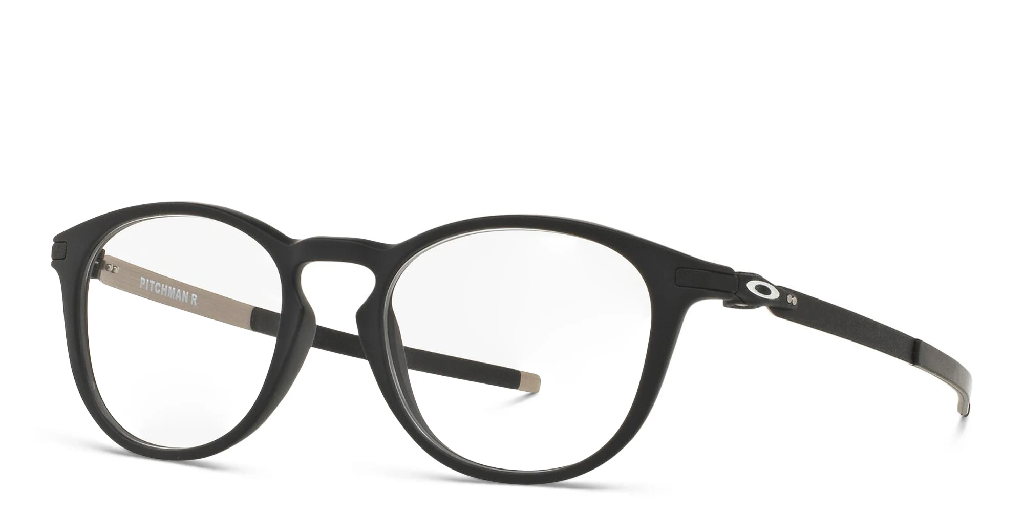 تسوق نظارات طبية بيتشمان آر بإطار دائري اوكلي بلون Satin Black أونلاين.