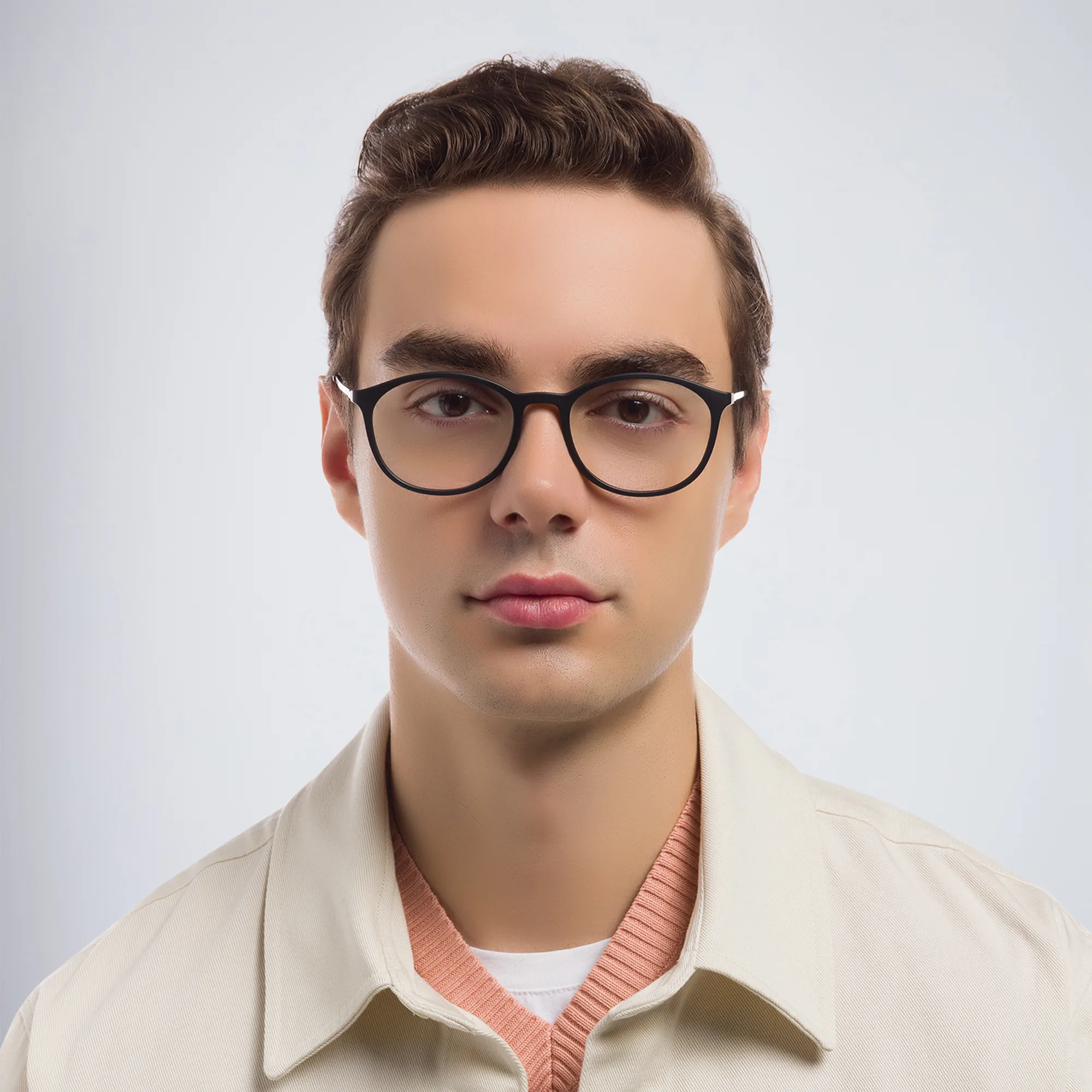 Shop Prada Linea Rossa Square Eyeglasses in Black Rubber online.